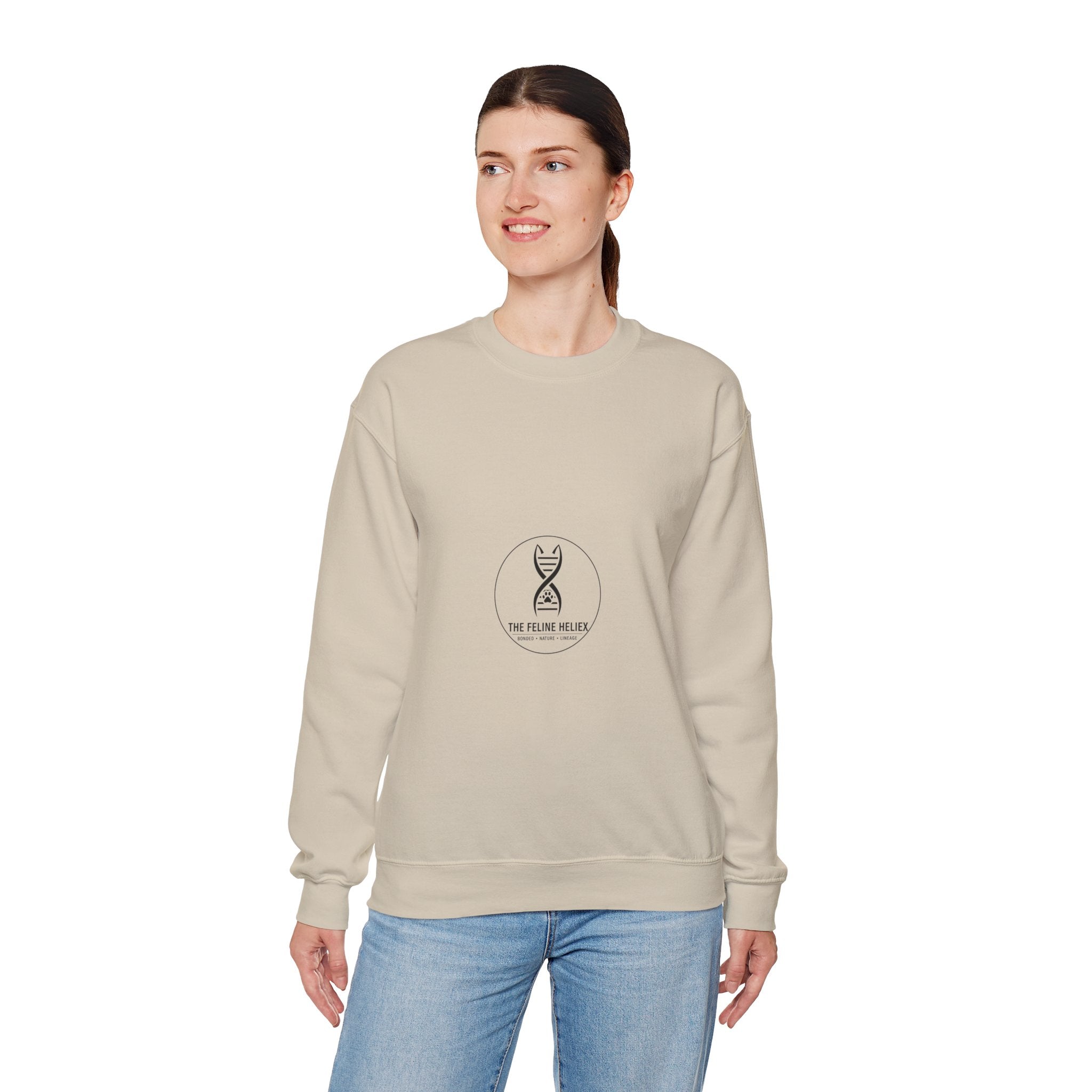 The Feline Heliex – Genetic Legacy Crewneck Sweatshirt | The CatFather Genetic Division