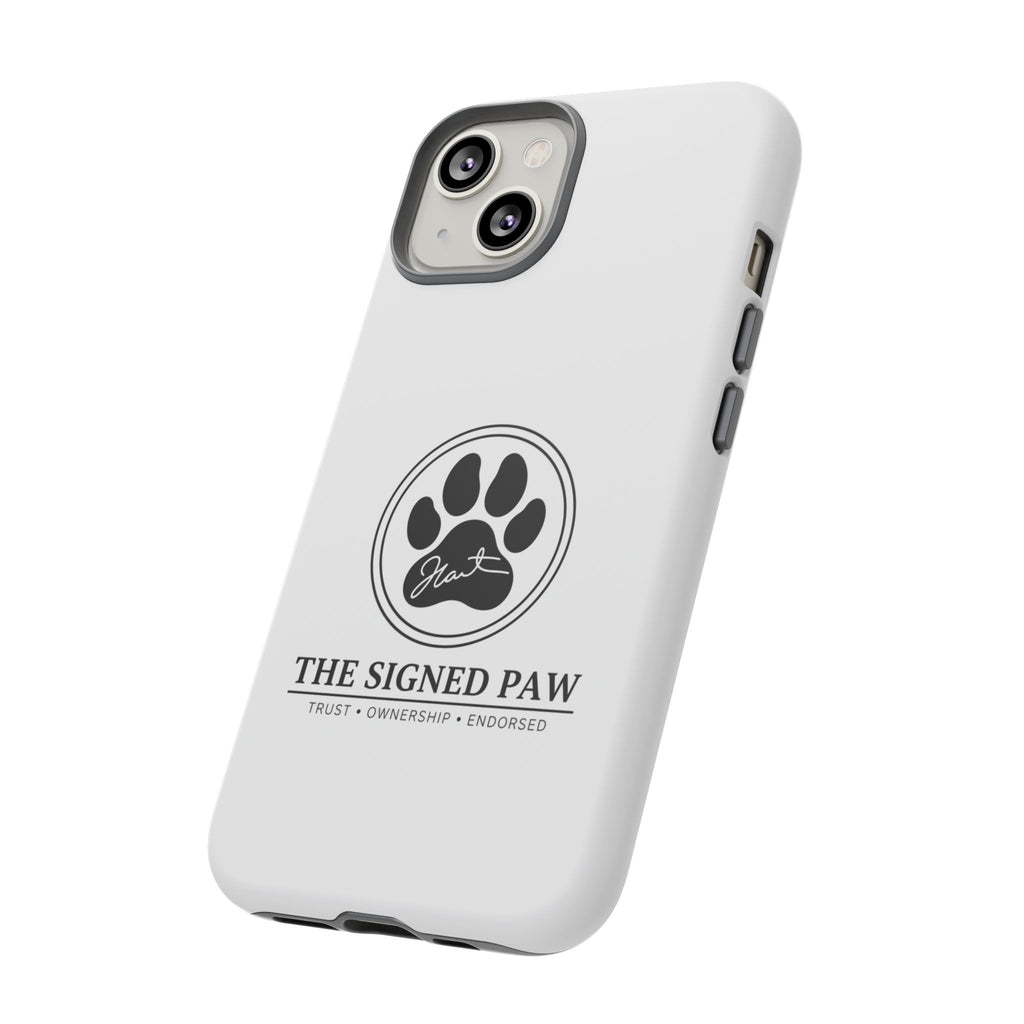 The Signed Paw – Premium Phone Case | CatFather Universe | Luxury Protective Cover