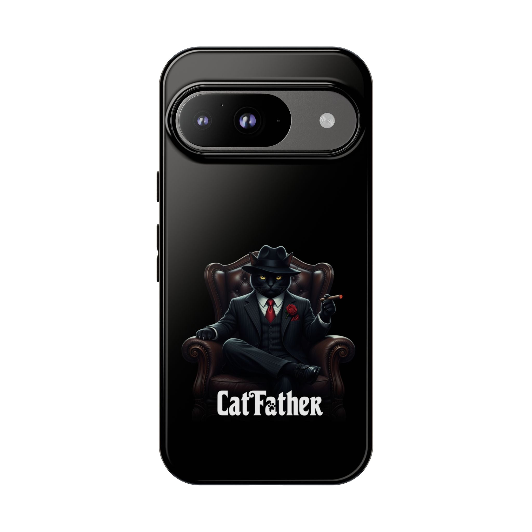 The CatFather Throne Case – Luxury Mafia Edition | Cinematic Power in Your Palm