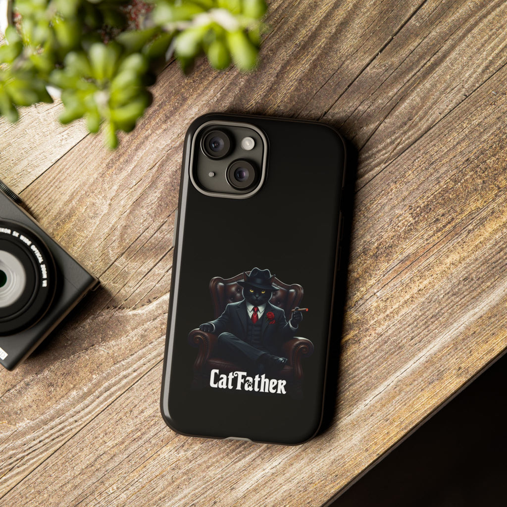 The CatFather Throne Case – Luxury Mafia Edition | Cinematic Power in Your Palm