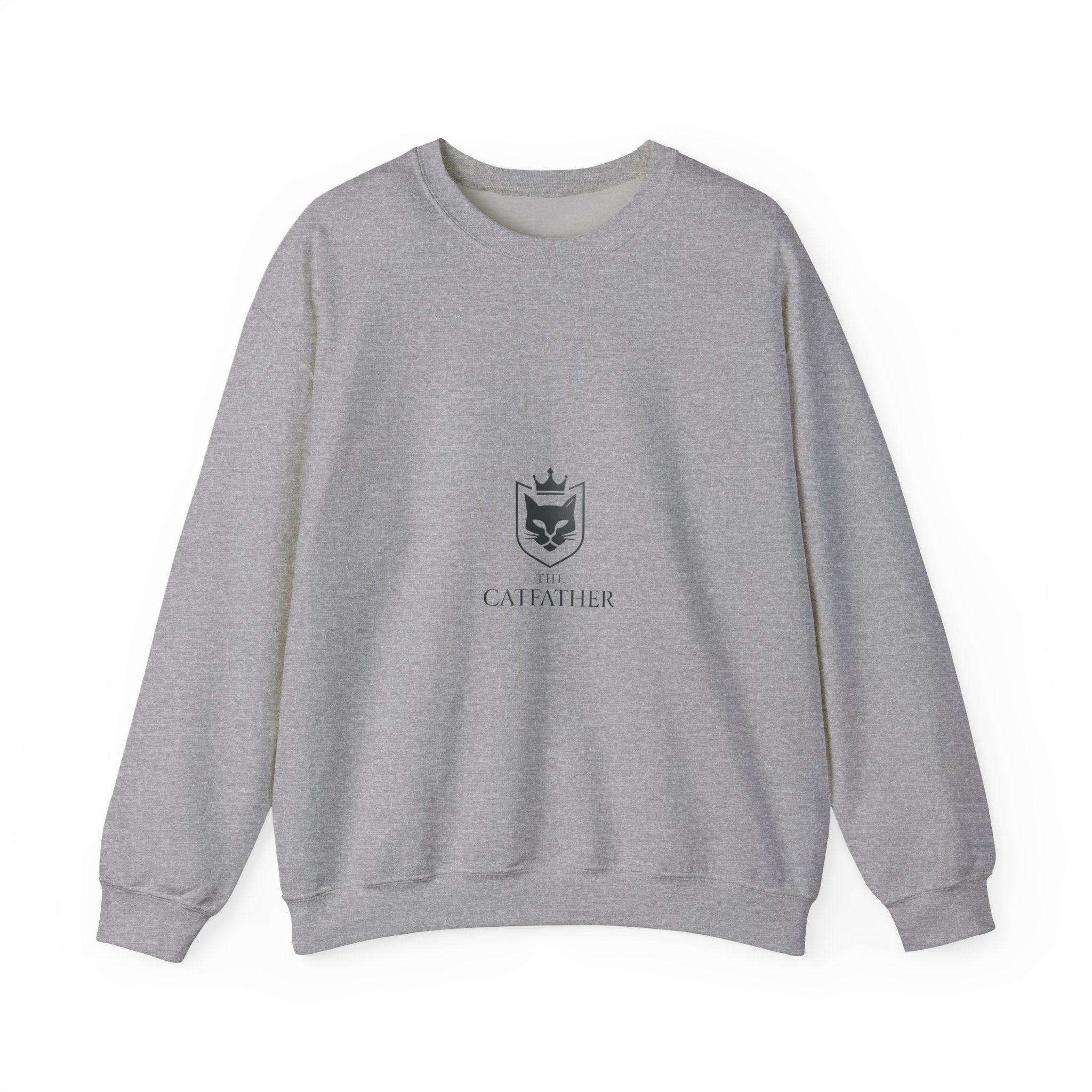 The CatFather Classic Crewneck | Luxury Minimal Streetwear | Mafia-Inspired Design