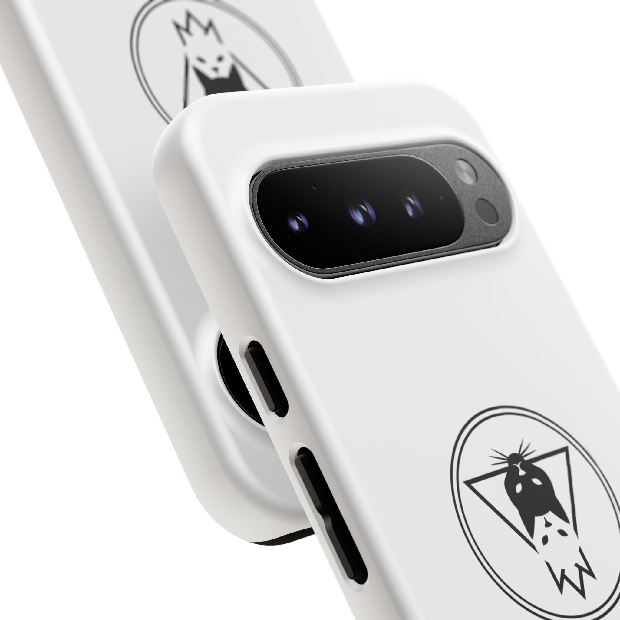 The Reflected Feline Nexus – Luxury Phone Case | The CatFather Collection