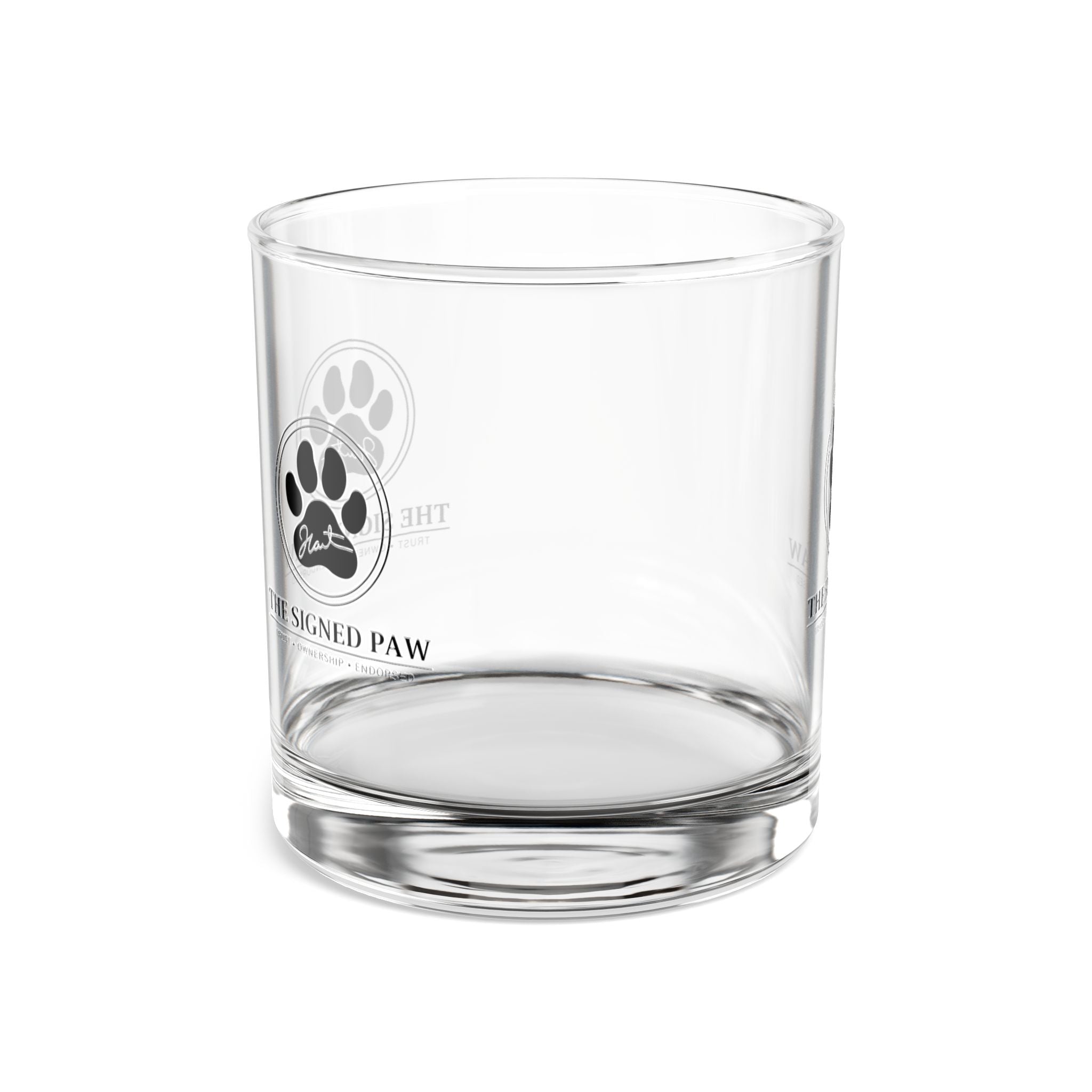 The Signed Paw Glass | CatFather Universe | Premium Mafia Drinkware Collection