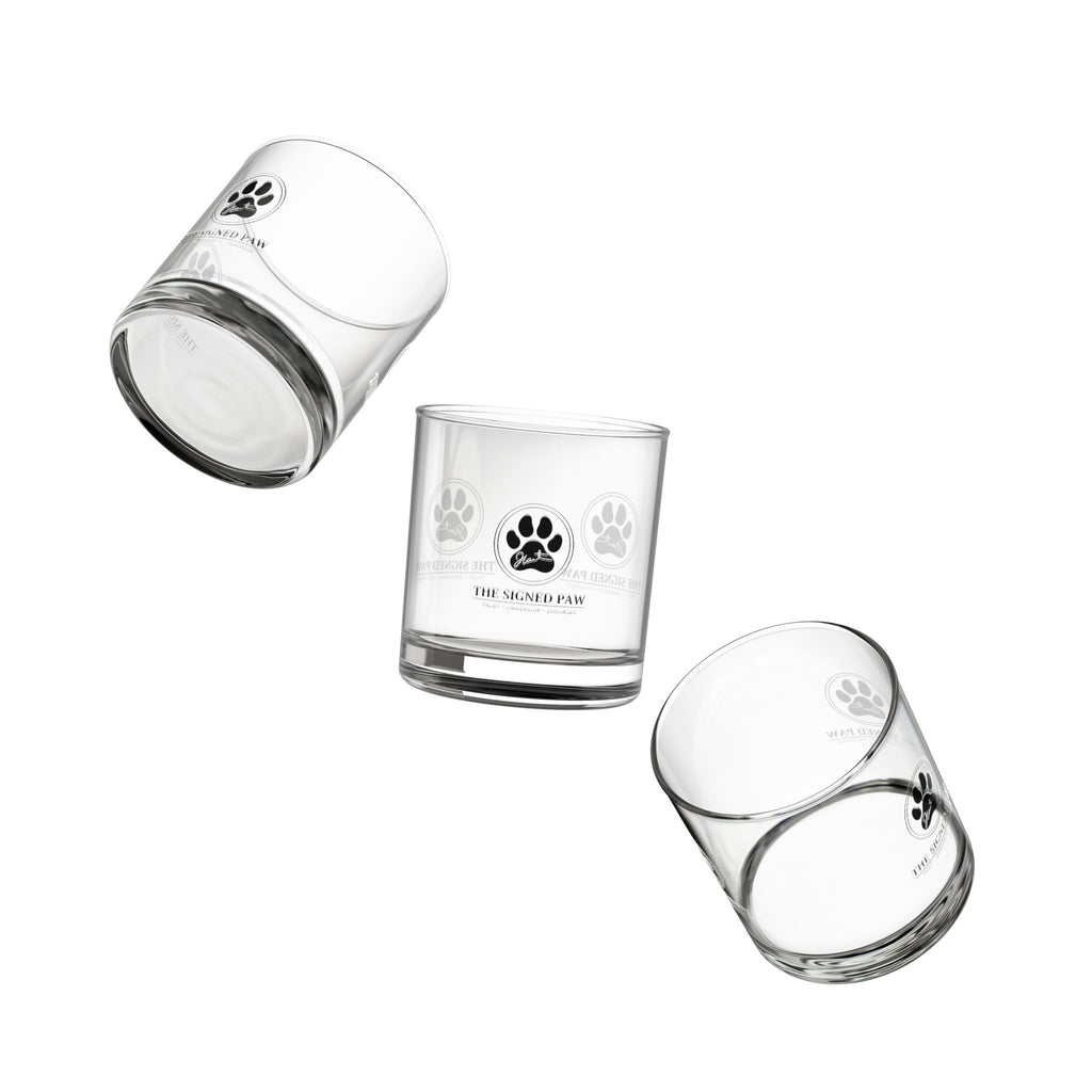 The Signed Paw Glass | CatFather Universe | Premium Mafia Drinkware Collection