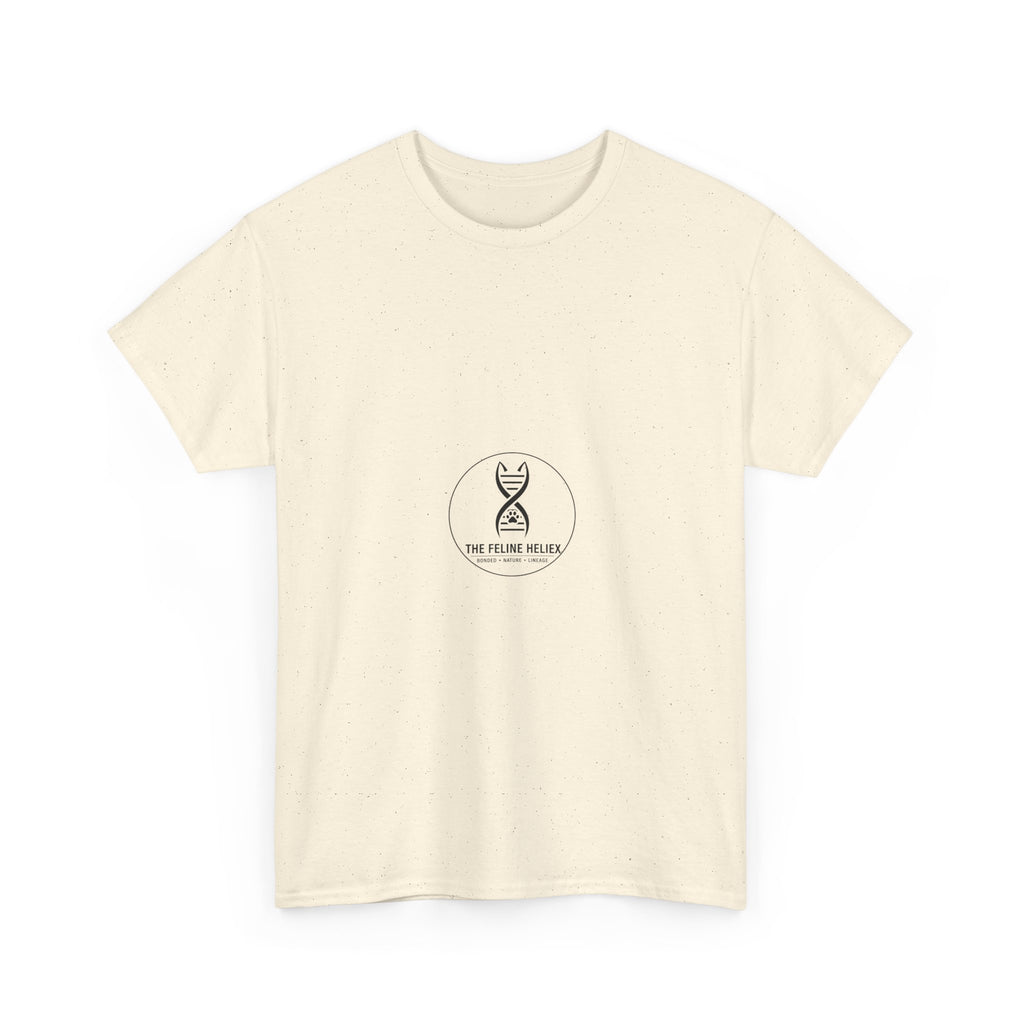 The Feline Heliex – DNA of Legacy Unisex Heavy Cotton Tee | The CatFather Genetic Division
