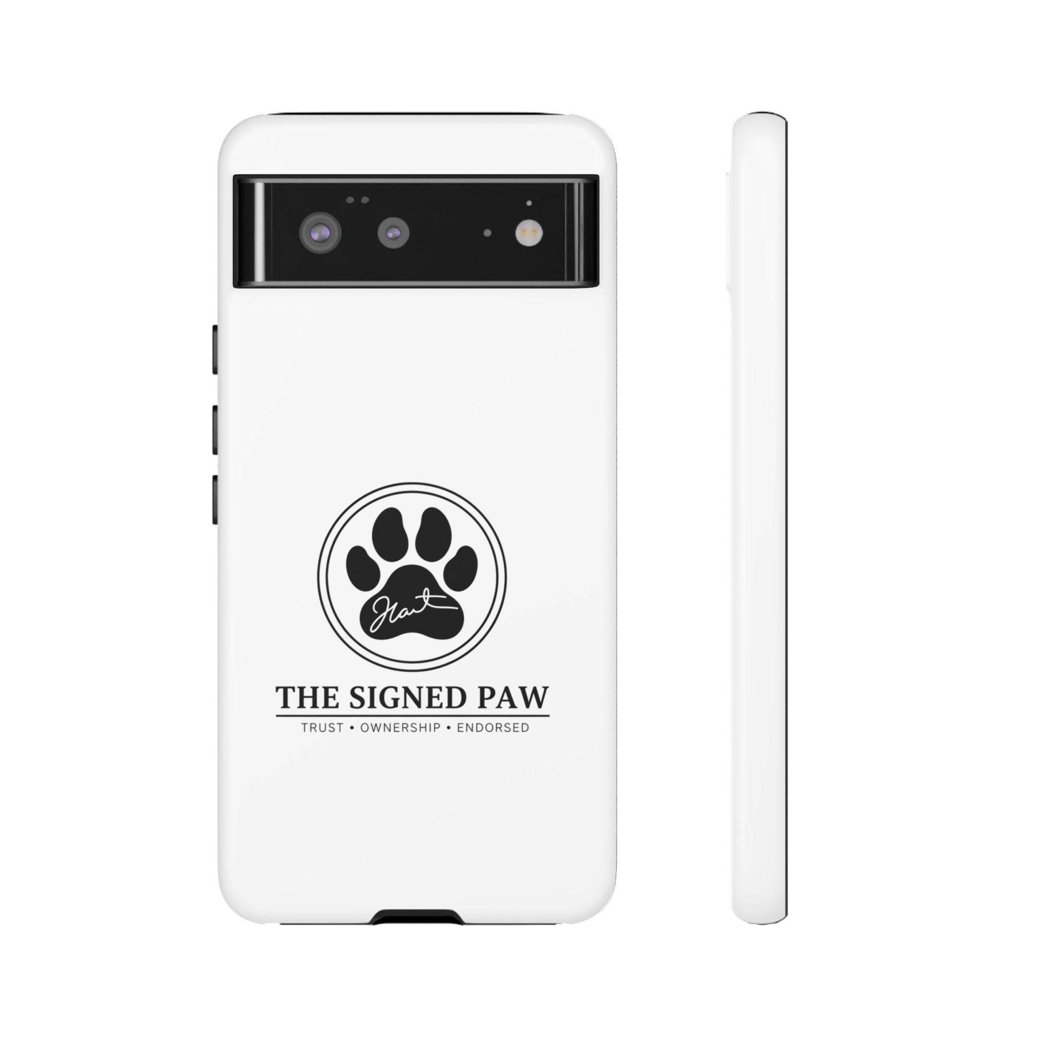 The Signed Paw – Premium Phone Case | CatFather Universe | Luxury Protective Cover