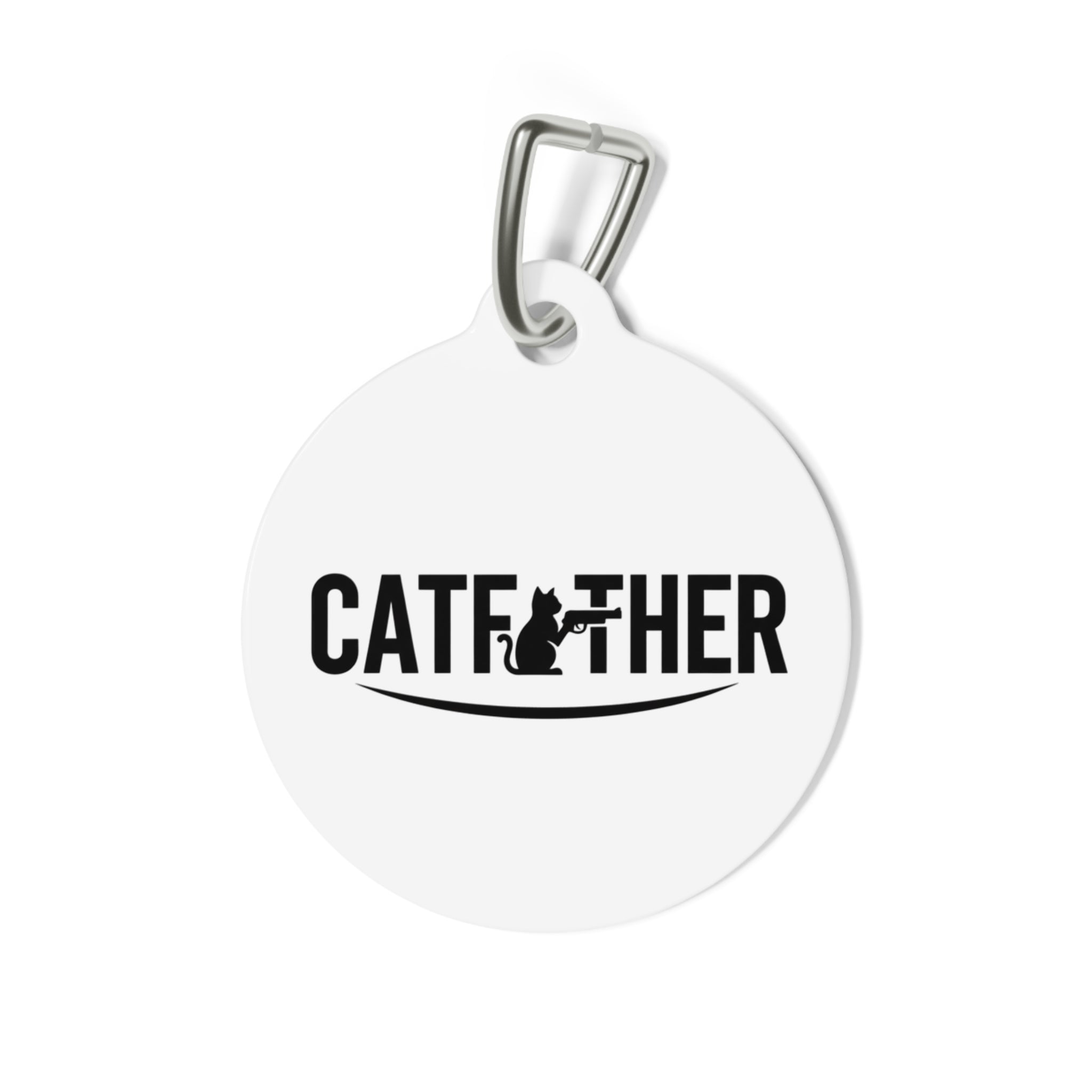 The CatFather™ Signature Pet Tag — Minimal Luxury Edition