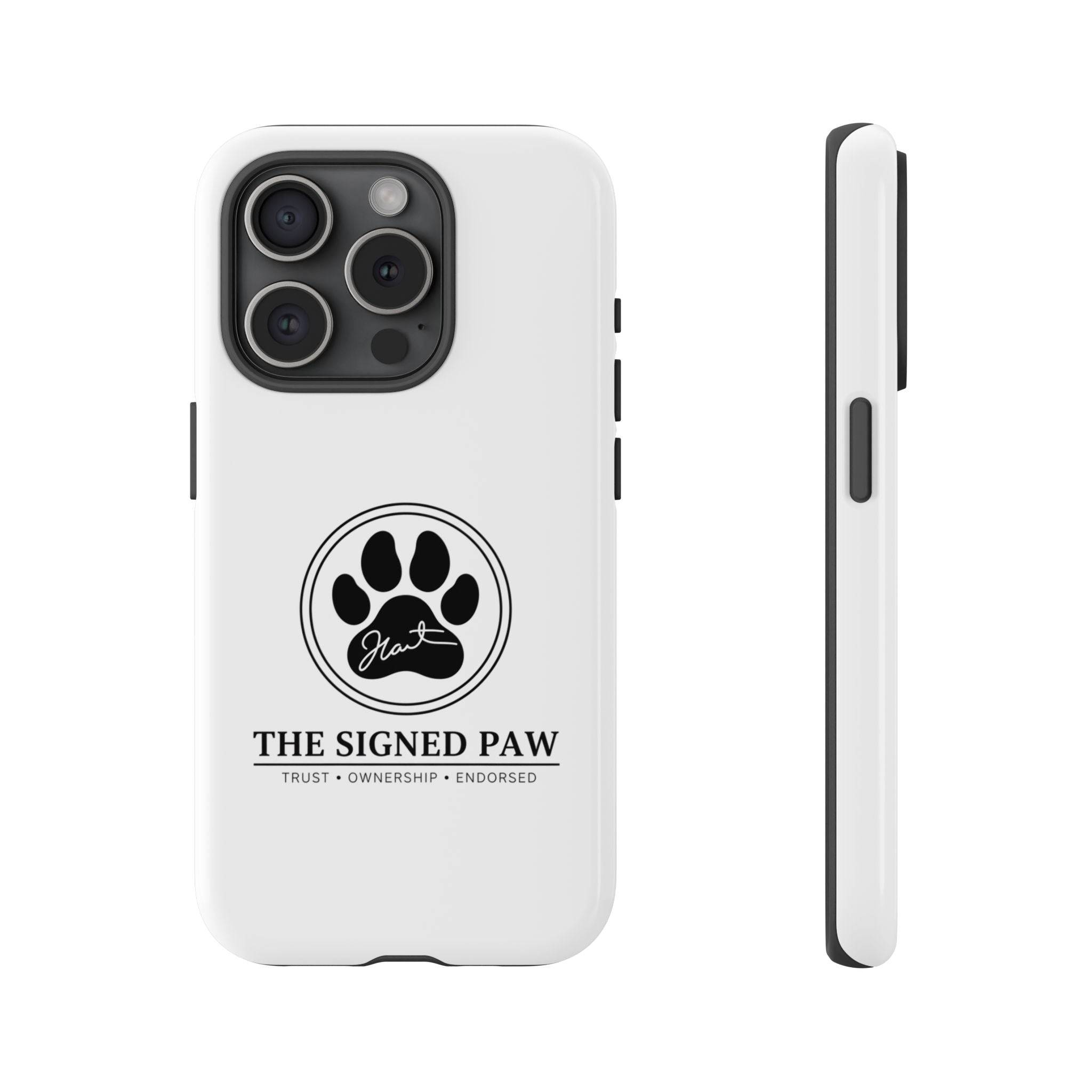 The Signed Paw – Premium Phone Case | CatFather Universe | Luxury Protective Cover