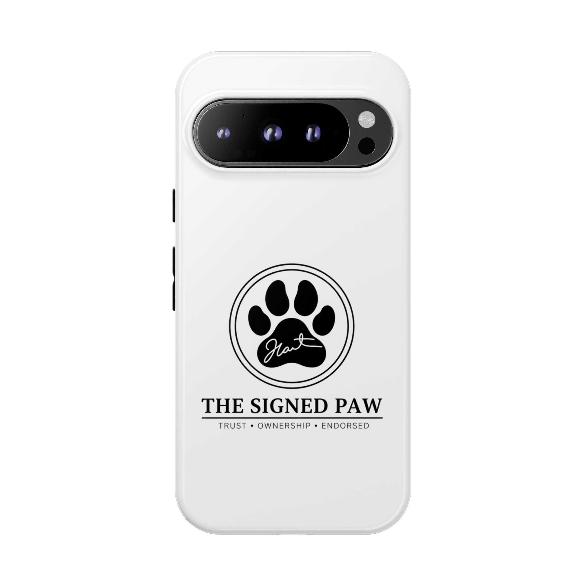 The Signed Paw – Premium Phone Case | CatFather Universe | Luxury Protective Cover