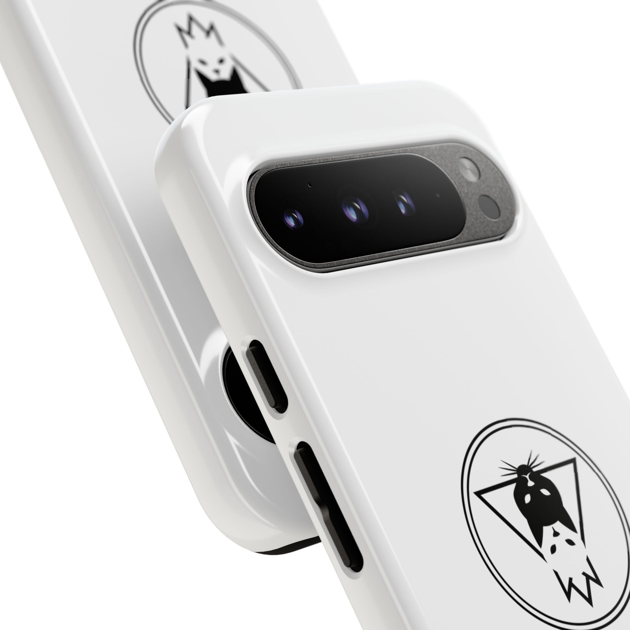 The Reflected Feline Nexus – Luxury Phone Case | The CatFather Collection