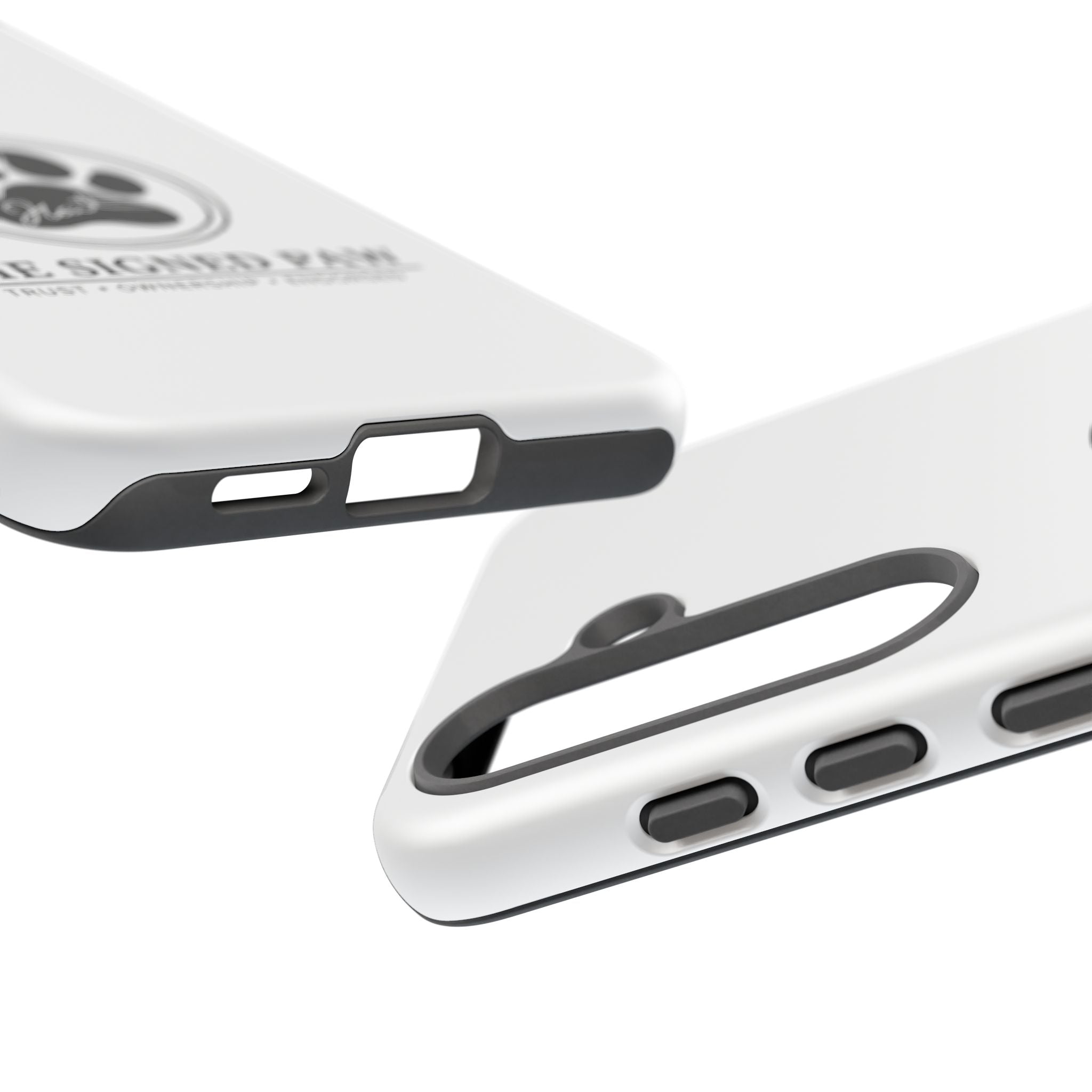 The Signed Paw – Premium Phone Case | CatFather Universe | Luxury Protective Cover