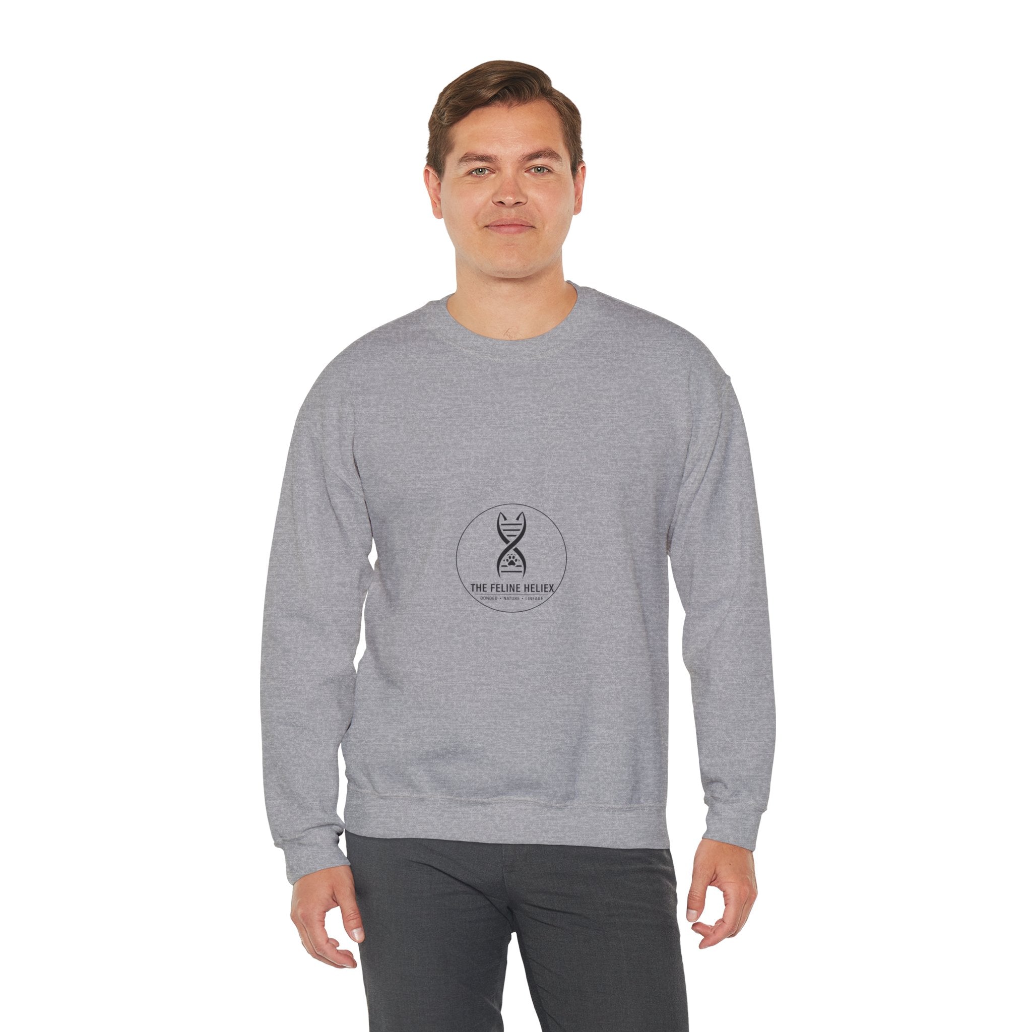 The Feline Heliex – Genetic Legacy Crewneck Sweatshirt | The CatFather Genetic Division