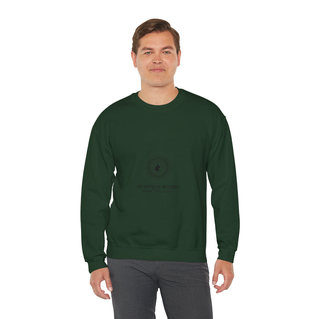 The Vortex of Influence – Unisex Crewneck Sweatshirt | The CatFather Collection