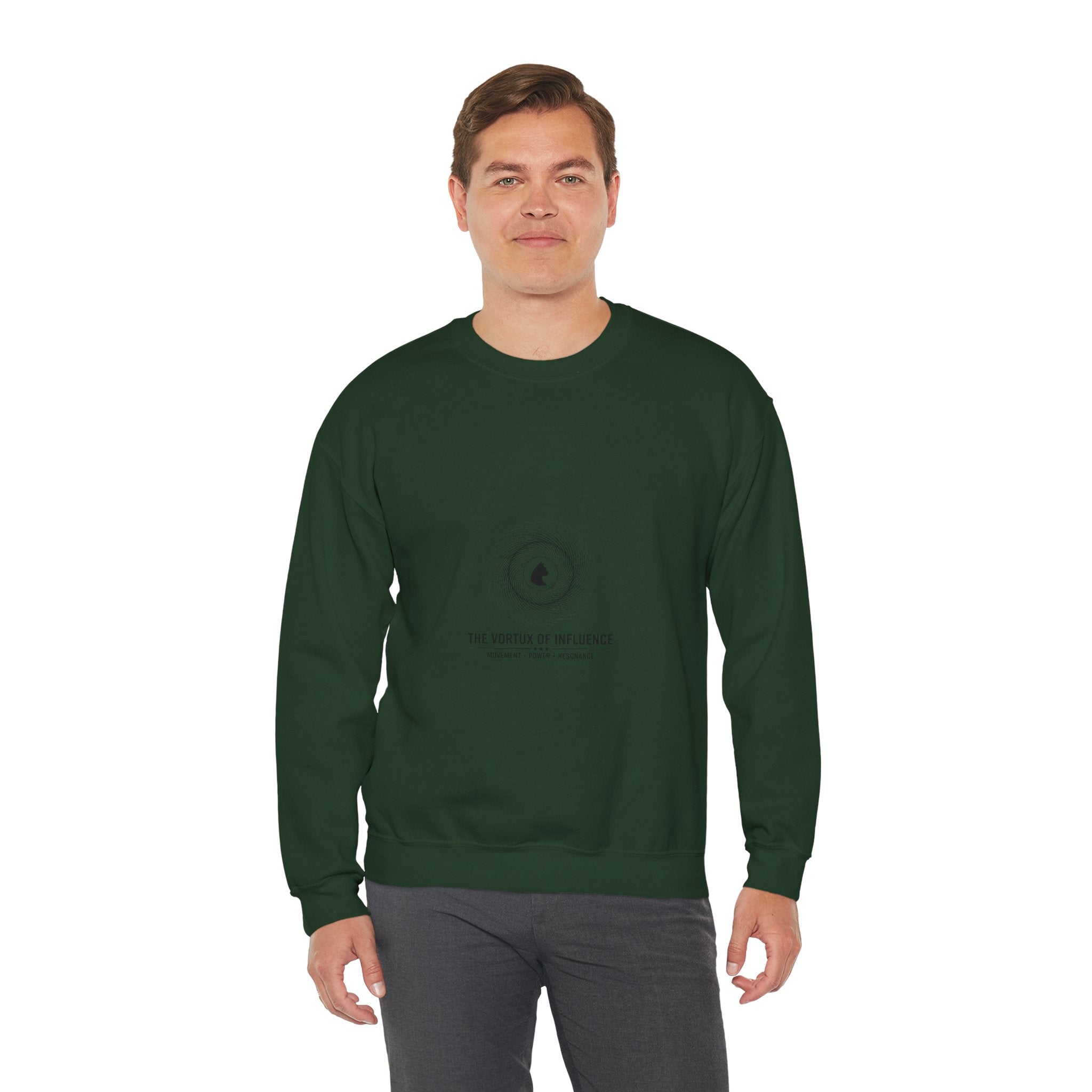 The Vortex of Influence – Unisex Crewneck Sweatshirt | The CatFather Collection