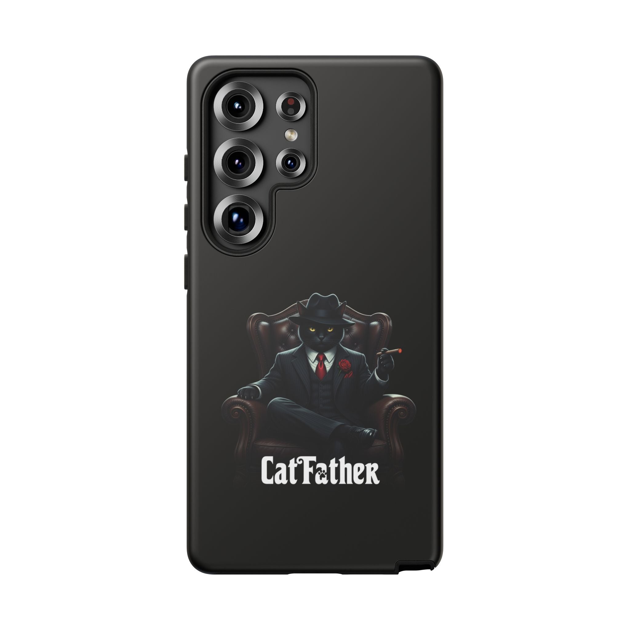 The CatFather Throne Case – Luxury Mafia Edition | Cinematic Power in Your Palm