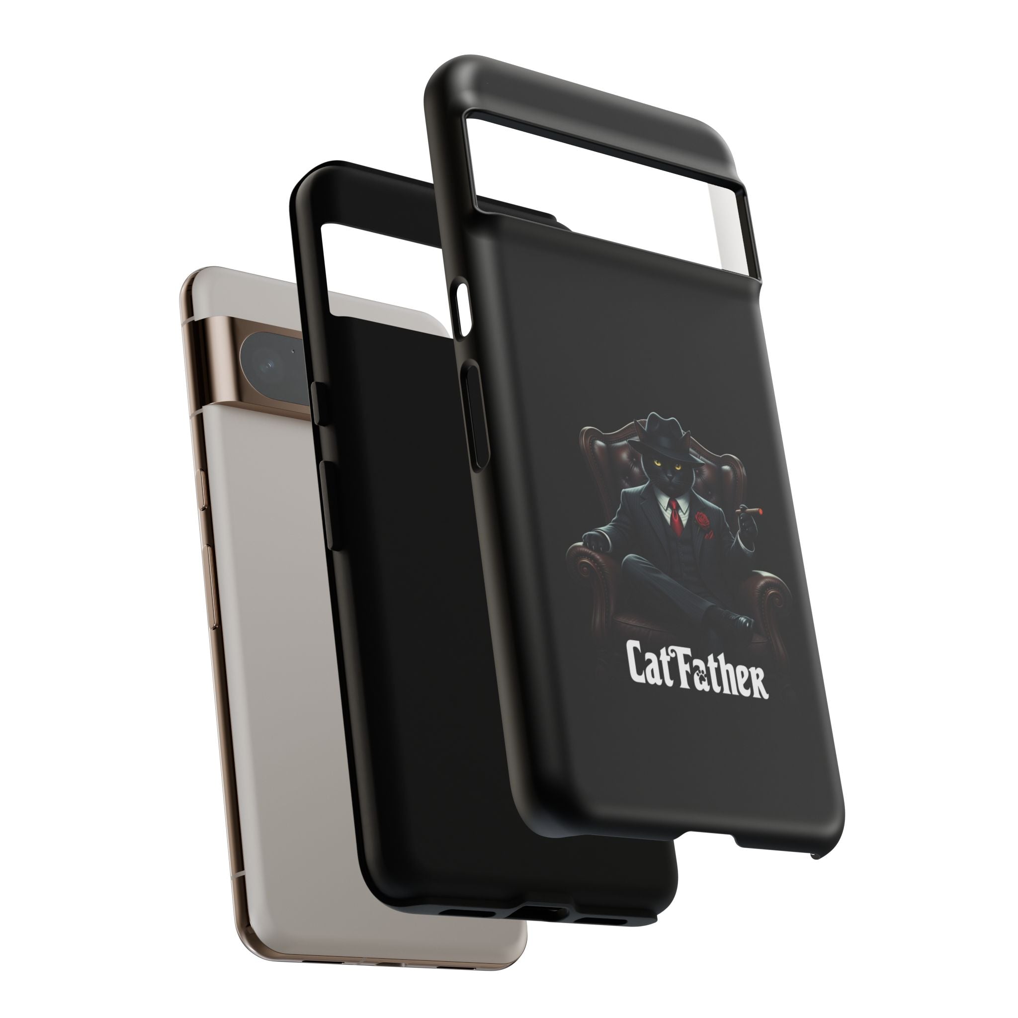 The CatFather Throne Case – Luxury Mafia Edition | Cinematic Power in Your Palm