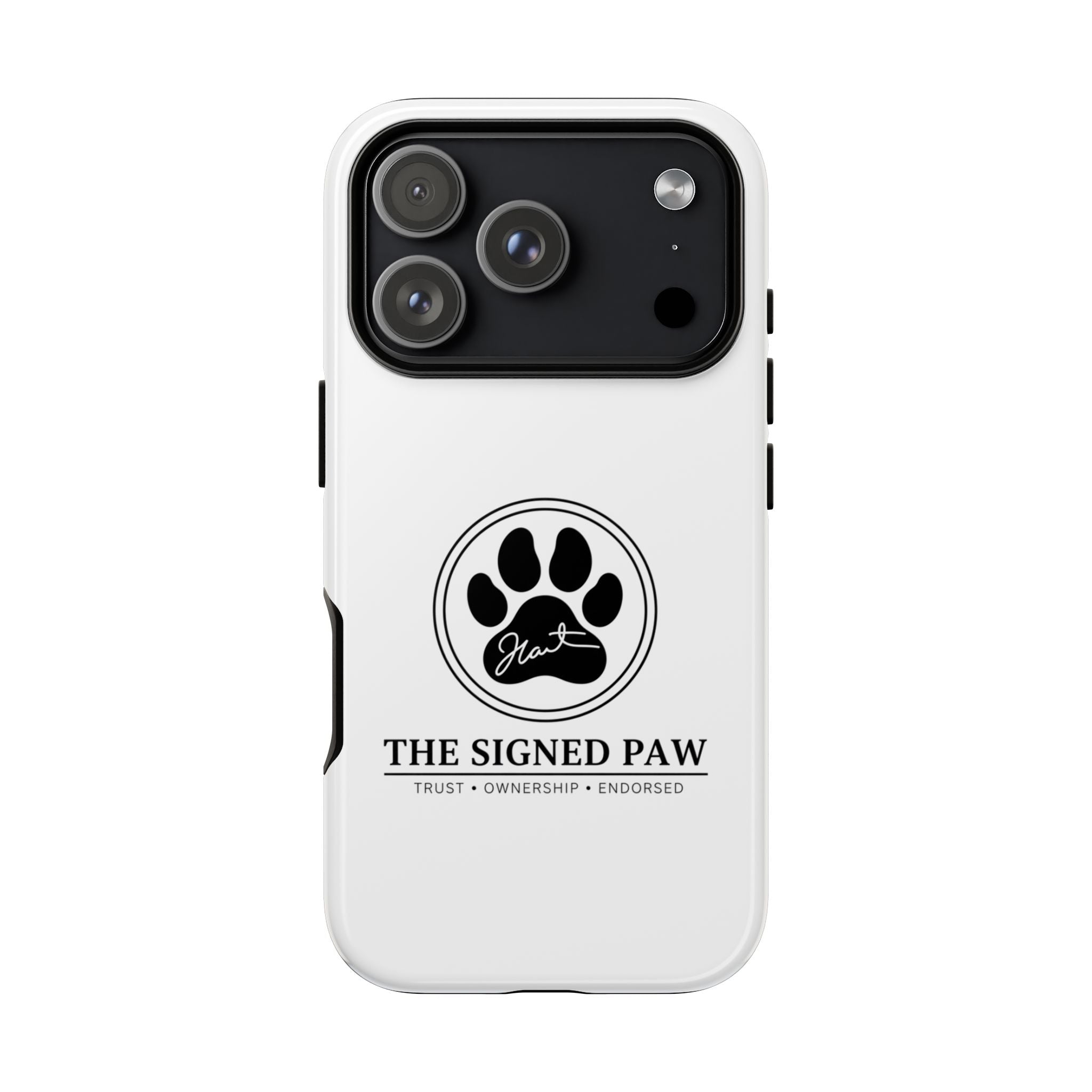 The Signed Paw – Premium Phone Case | CatFather Universe | Luxury Protective Cover