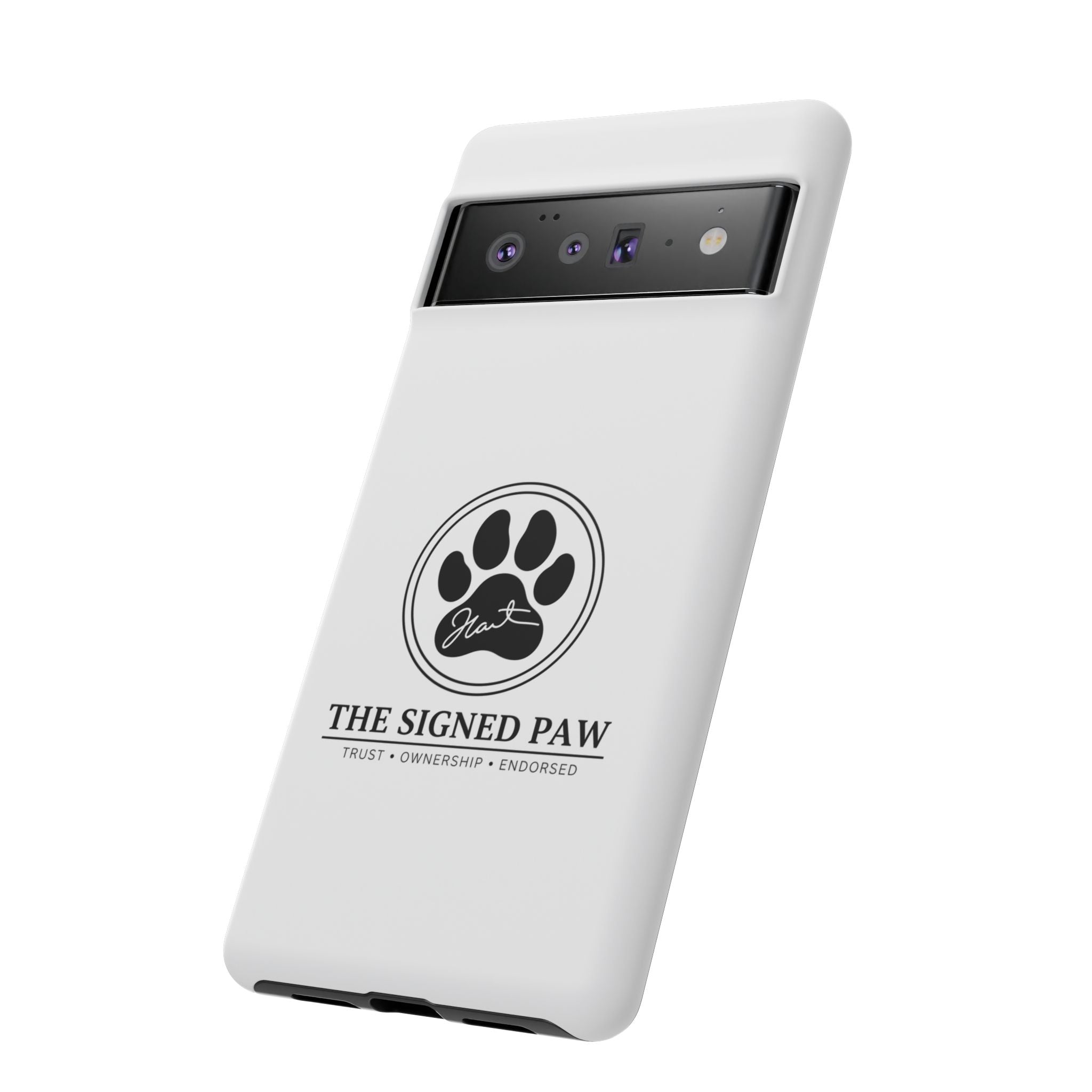 The Signed Paw – Premium Phone Case | CatFather Universe | Luxury Protective Cover