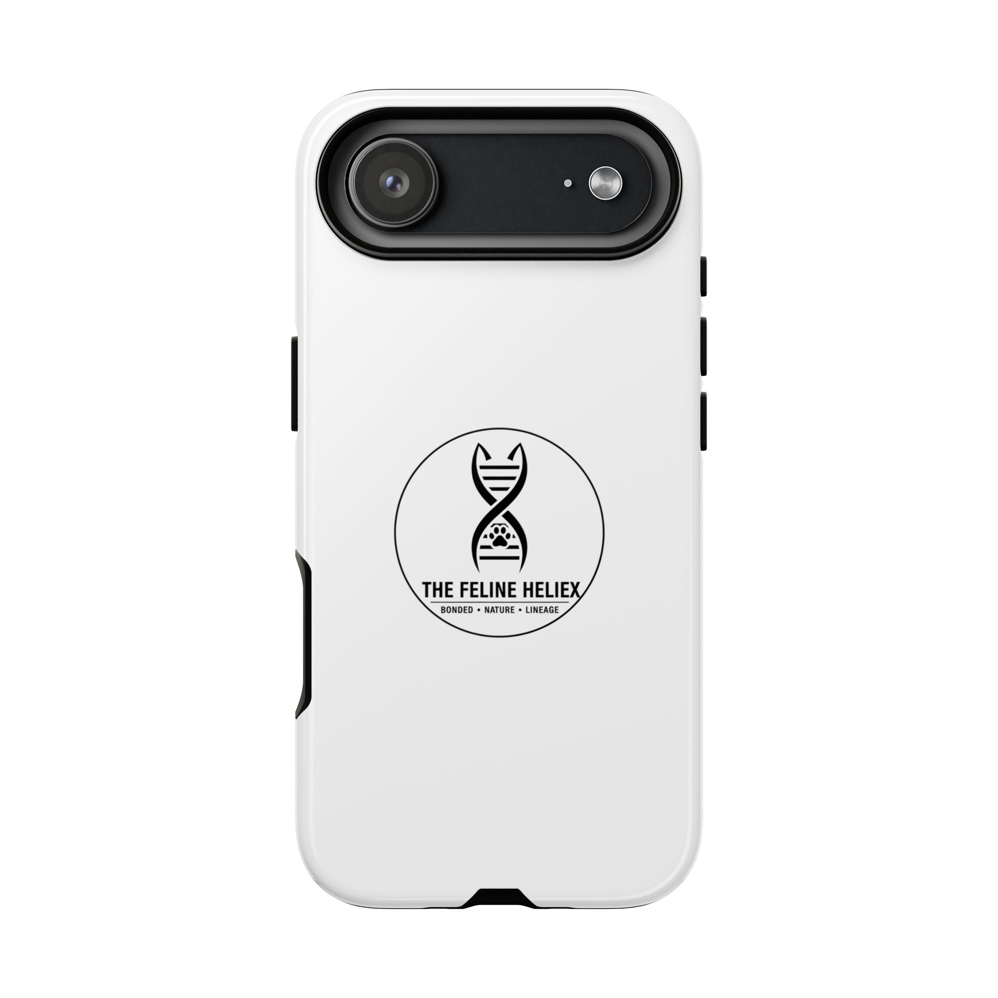The Feline Heliex – Luxury Dual-Layer Phone Case | The CatFather Genetic Division
