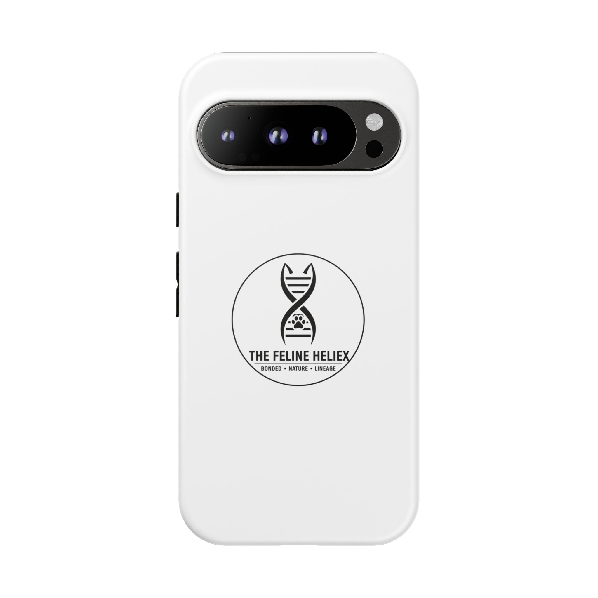 The Feline Heliex – Luxury Dual-Layer Phone Case | The CatFather Genetic Division