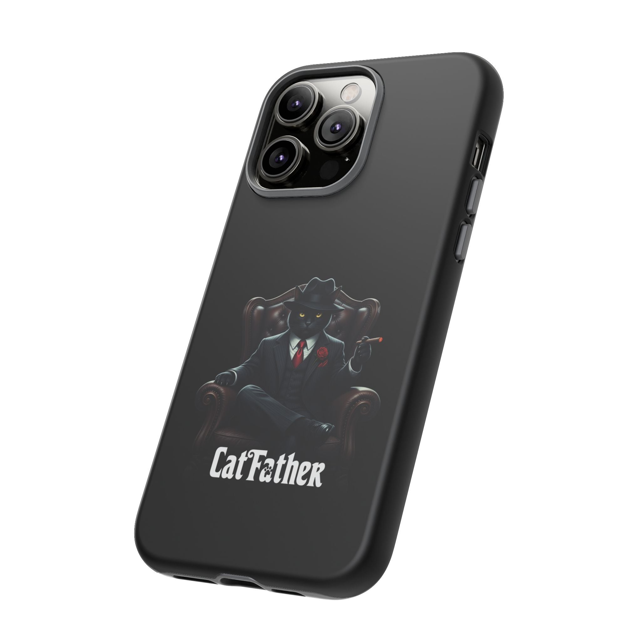 The CatFather Throne Case – Luxury Mafia Edition | Cinematic Power in Your Palm