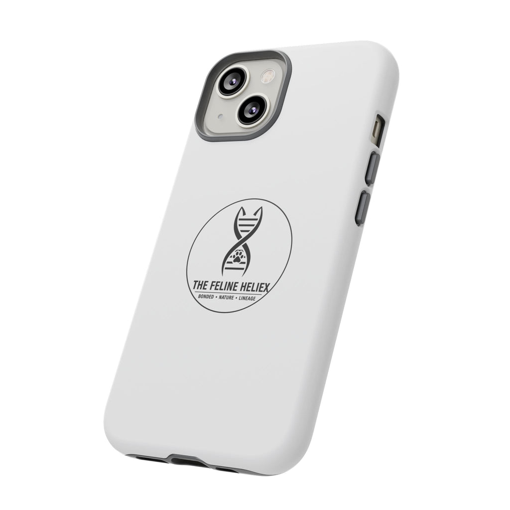 The Feline Heliex – Luxury Dual-Layer Phone Case | The CatFather Genetic Division