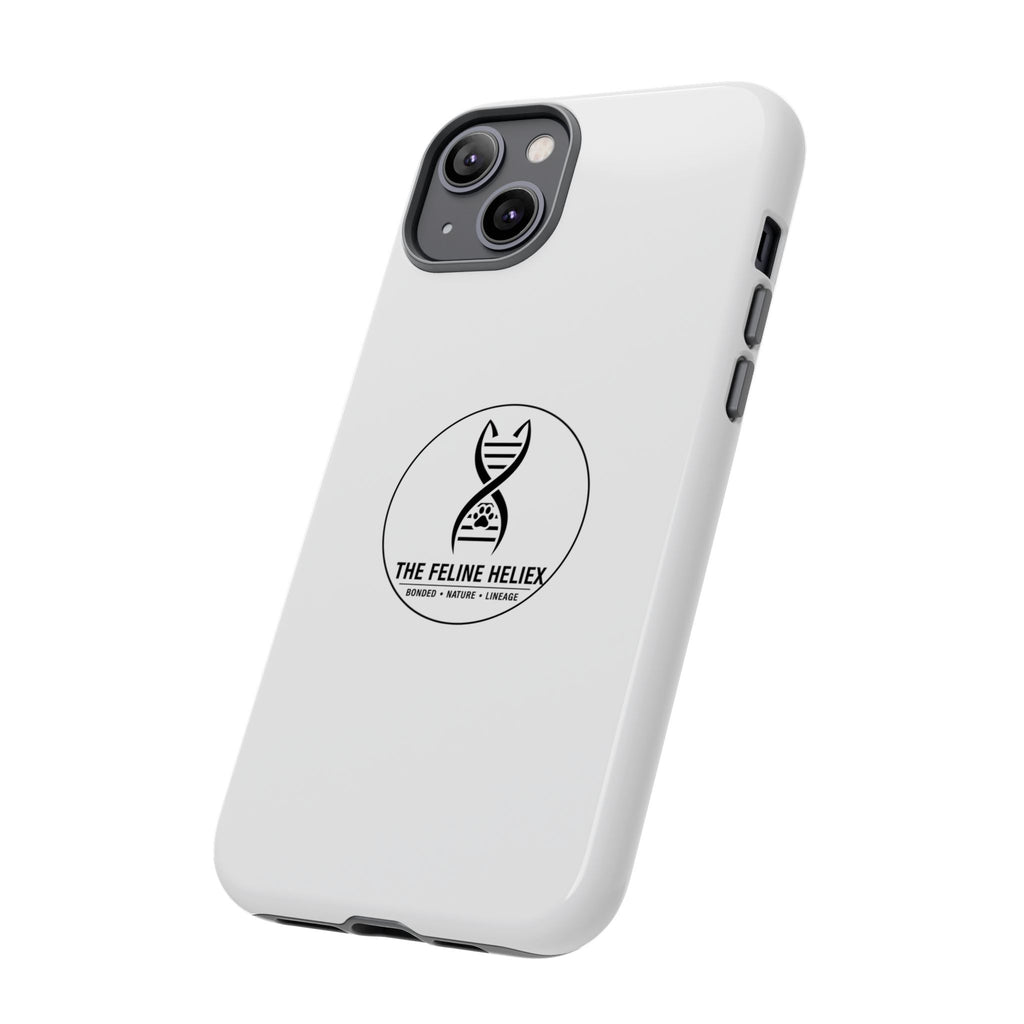 The Feline Heliex – Luxury Dual-Layer Phone Case | The CatFather Genetic Division