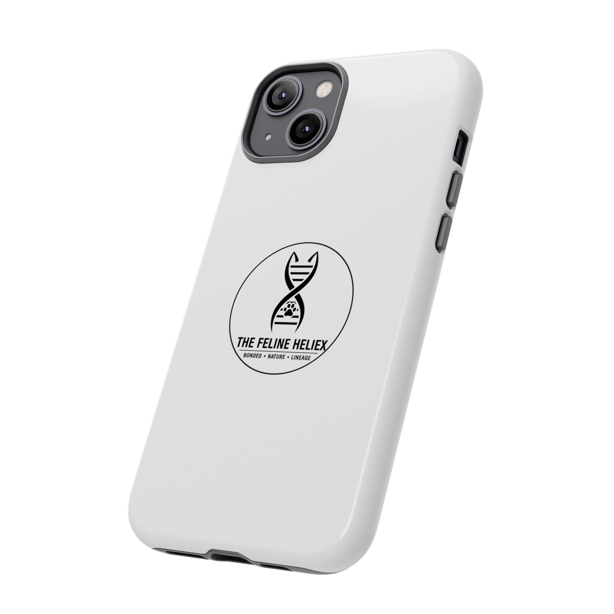 The Feline Heliex – Luxury Dual-Layer Phone Case | The CatFather Genetic Division