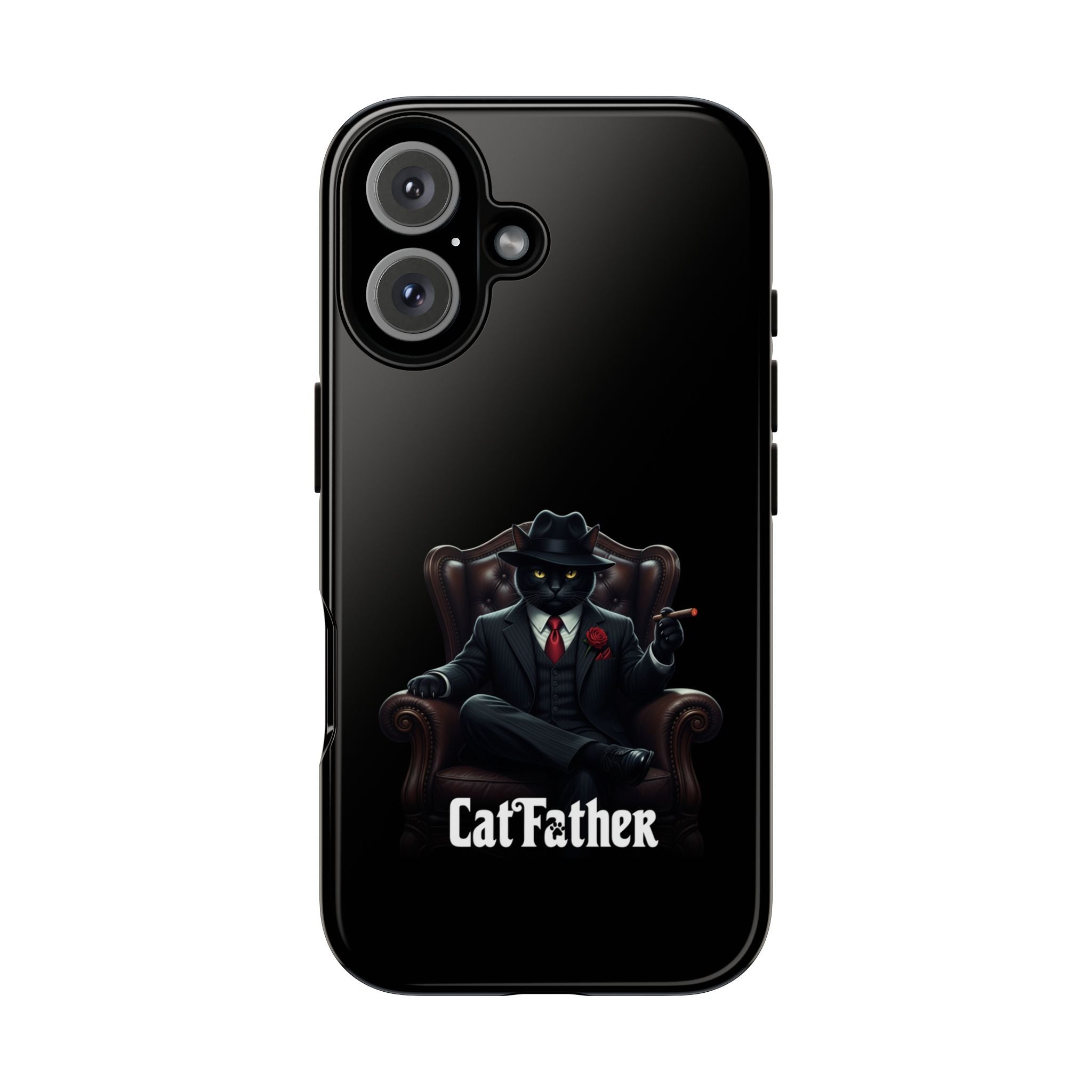 The CatFather Throne Case – Luxury Mafia Edition | Cinematic Power in Your Palm