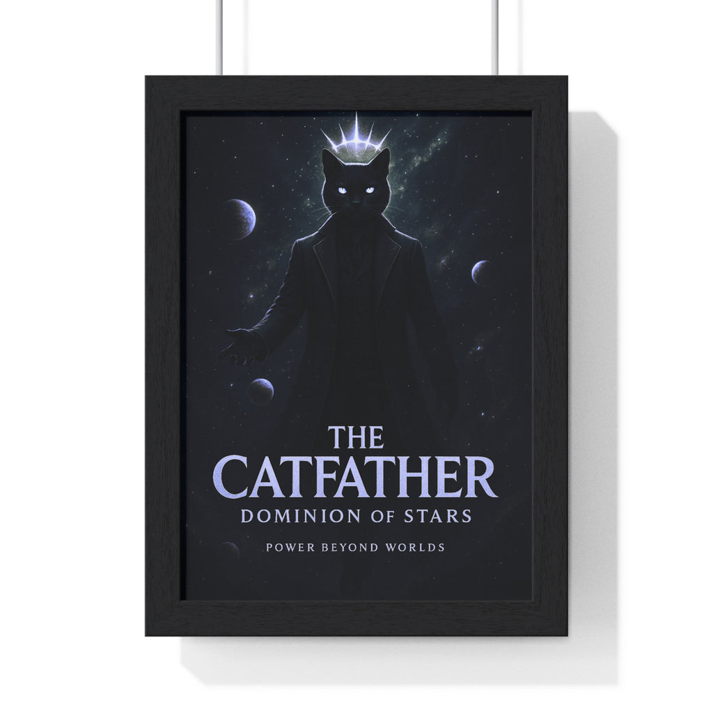 Epic Catfather Poster, Wall Art, Home Decor, Gift for Cat Lovers, Geeky Room Decoration, Trendy Wall Art