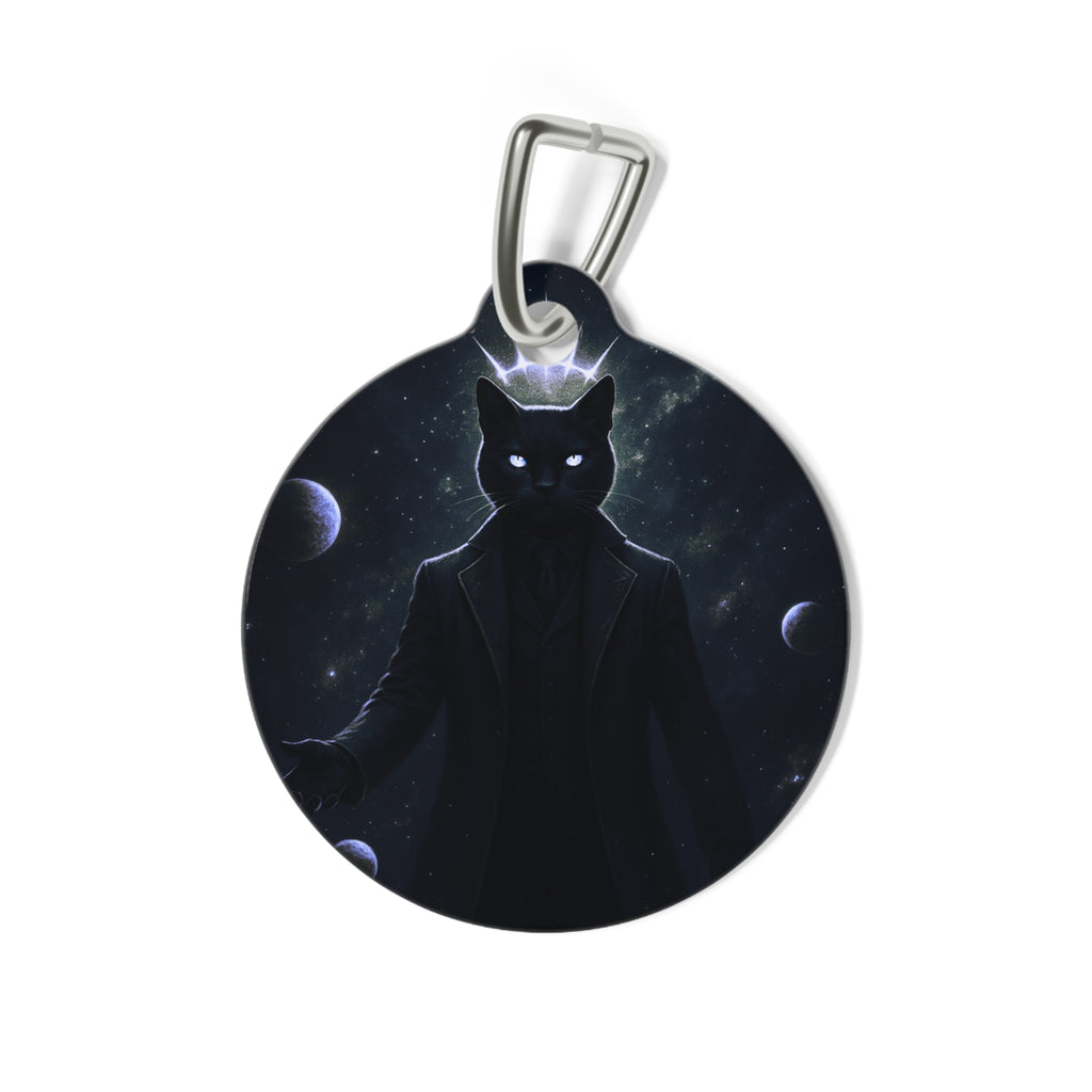 The CatFather™ “Signature Cosmic Don Tag” | Dual-Side Personalized Cinematic Tag