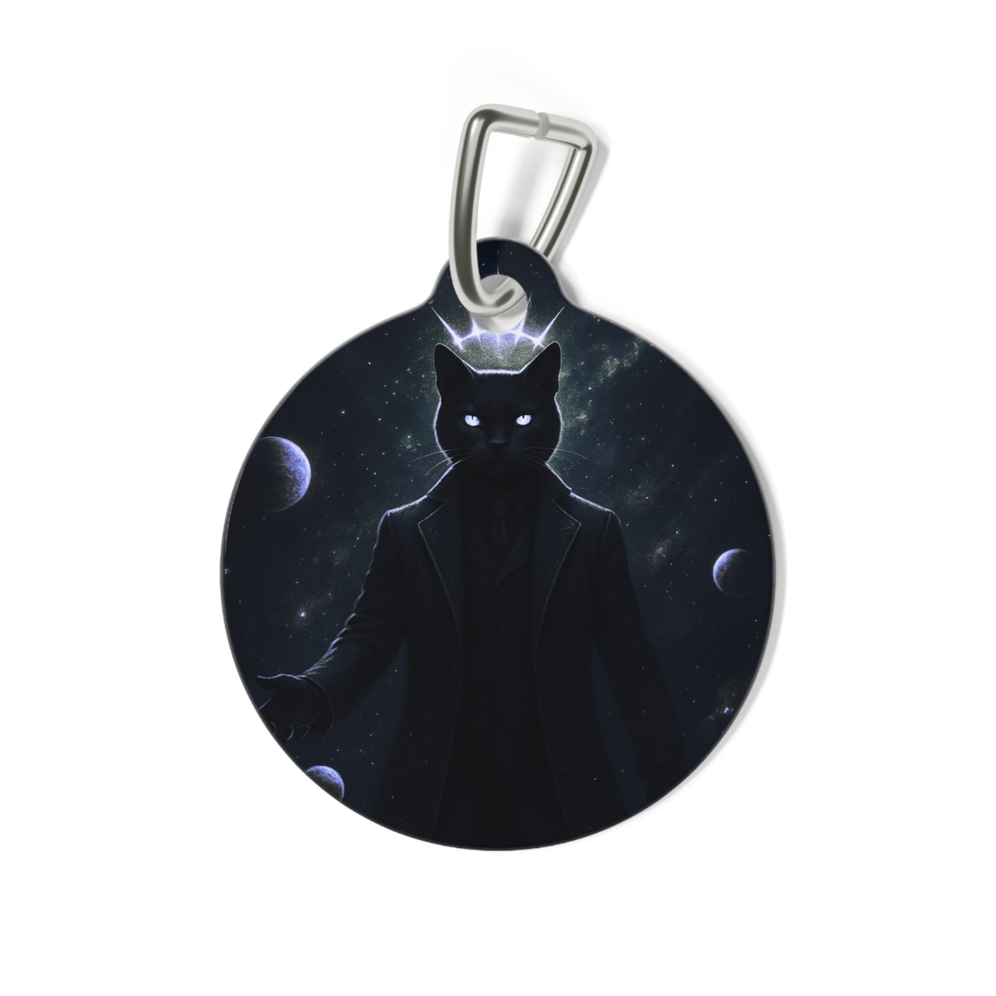 The CatFather™ “Signature Cosmic Don Tag” | Dual-Side Personalized Cinematic Tag