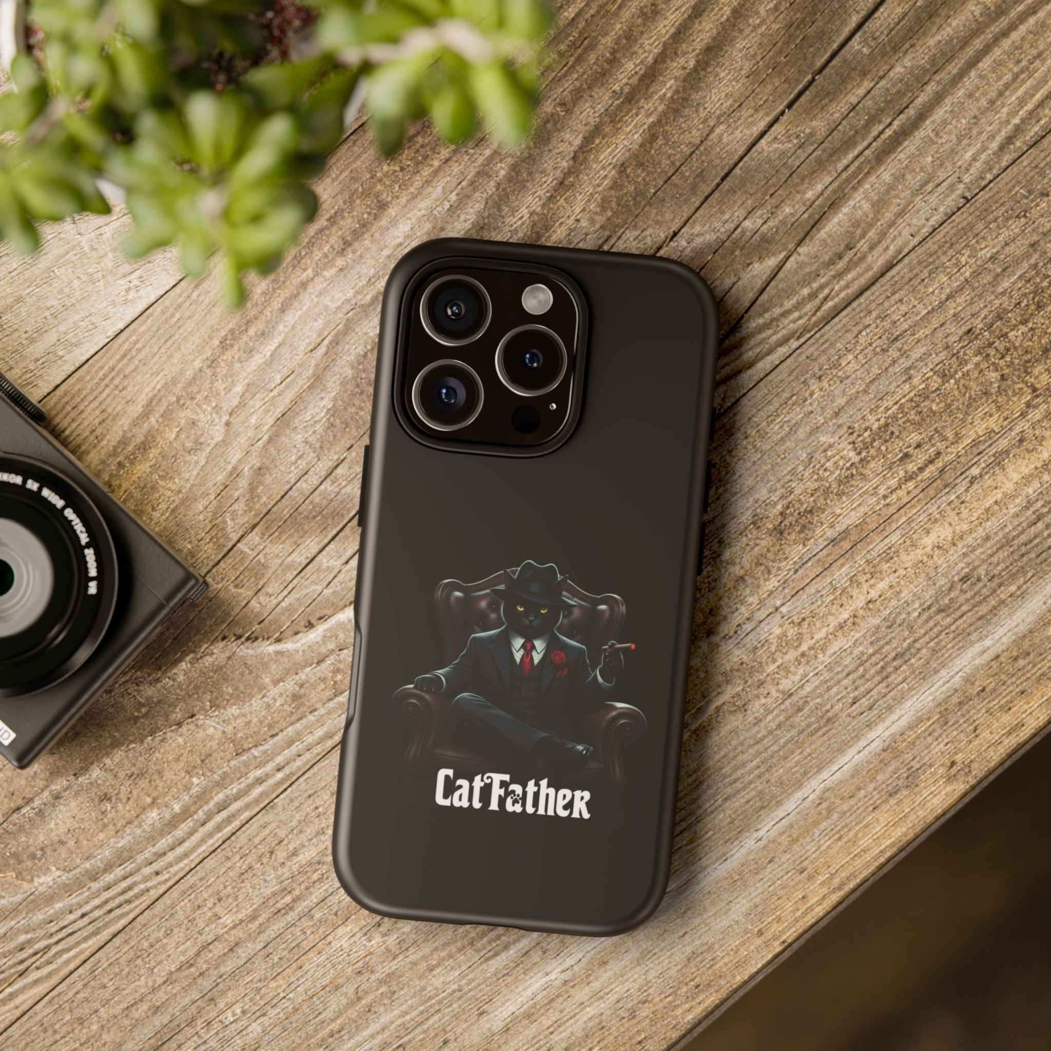 The CatFather Throne Case – Luxury Mafia Edition | Cinematic Power in Your Palm