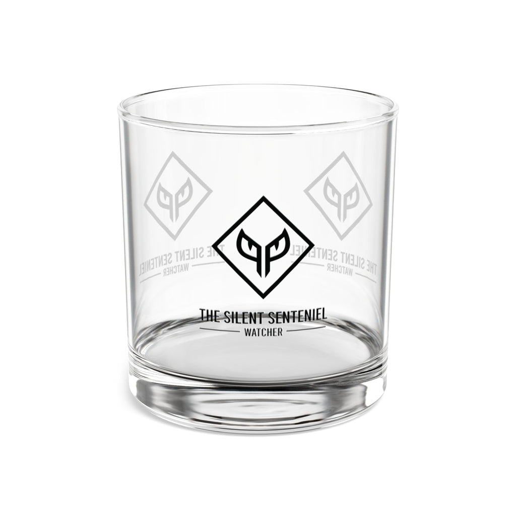 The Silent Sentinel – Engraved Rocks Glass | The CatFather Sentinel Division