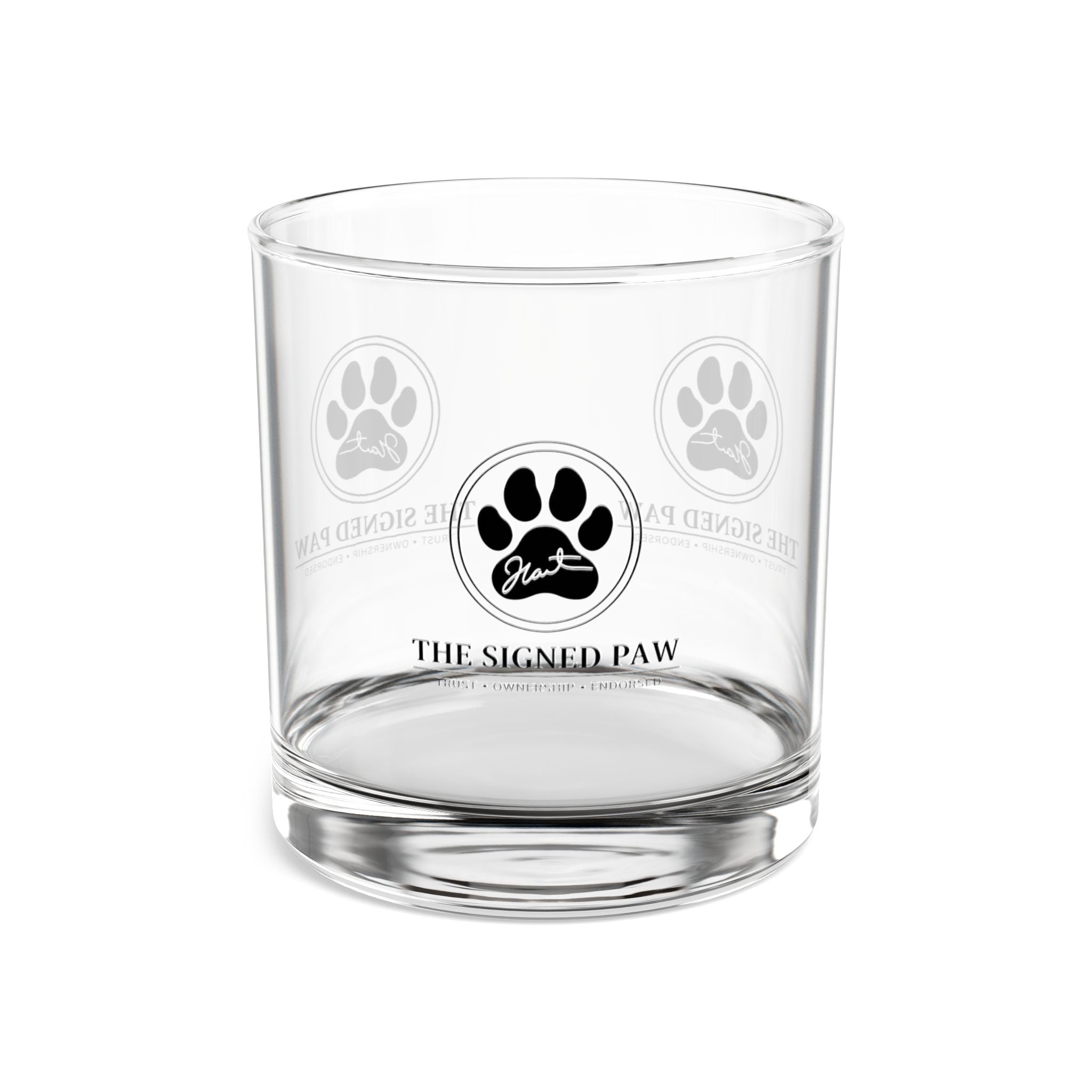The Signed Paw Glass | CatFather Universe | Premium Mafia Drinkware Collection