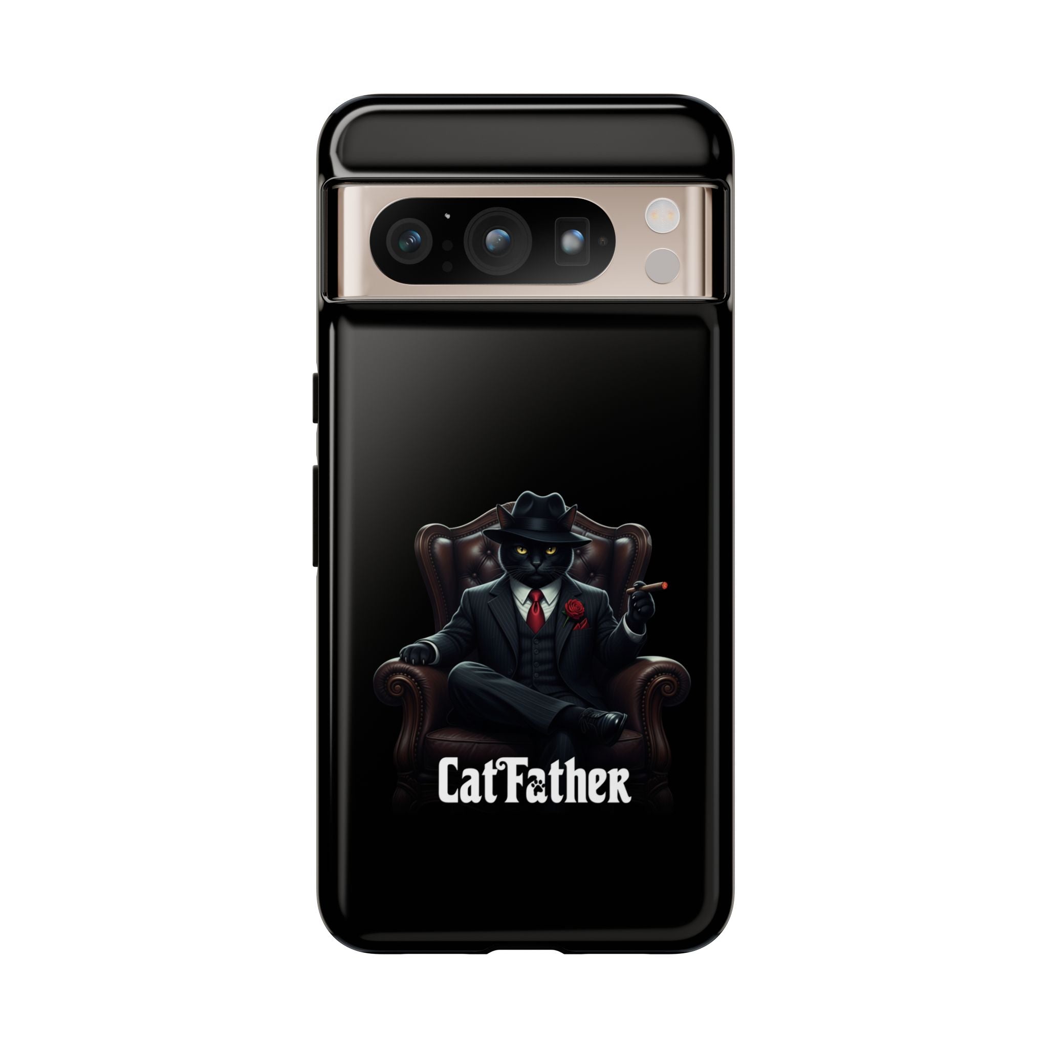 The CatFather Throne Case – Luxury Mafia Edition | Cinematic Power in Your Palm