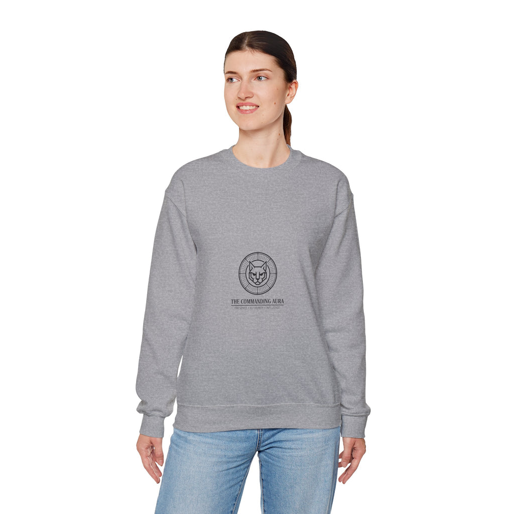 The Commanding Aura – Unisex Luxury Crewneck | The CatFather Collection