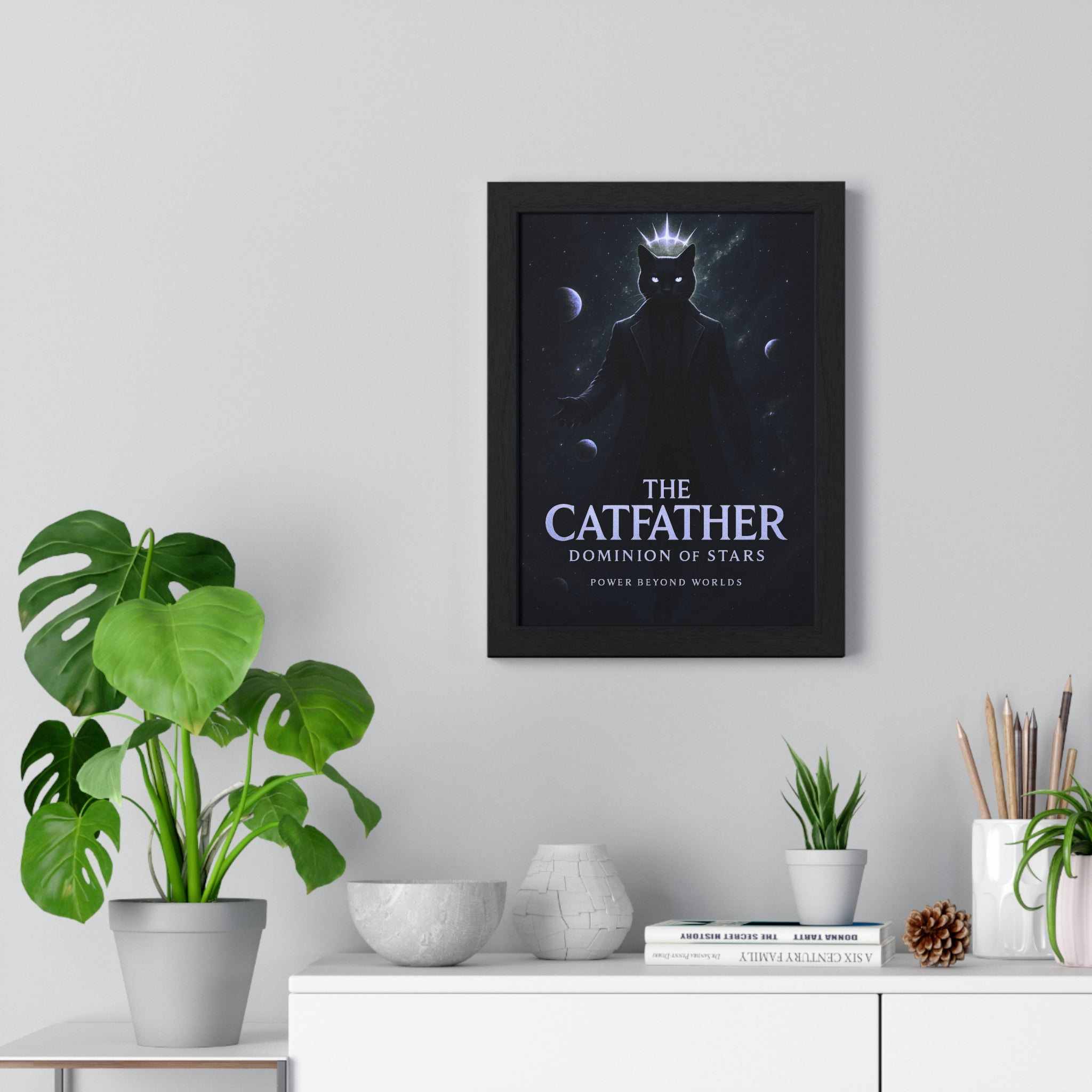 Epic Catfather Poster, Wall Art, Home Decor, Gift for Cat Lovers, Geeky Room Decoration, Trendy Wall Art