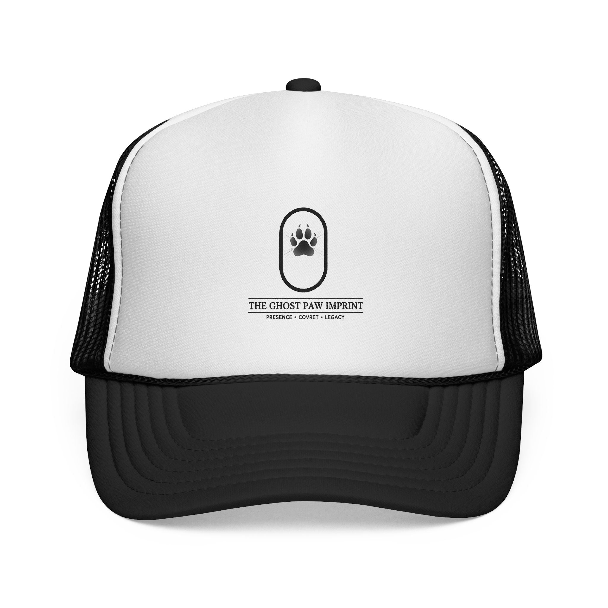 The Ghost Paw Imprint – Trucker Cap | The CatFather Legacy Edition