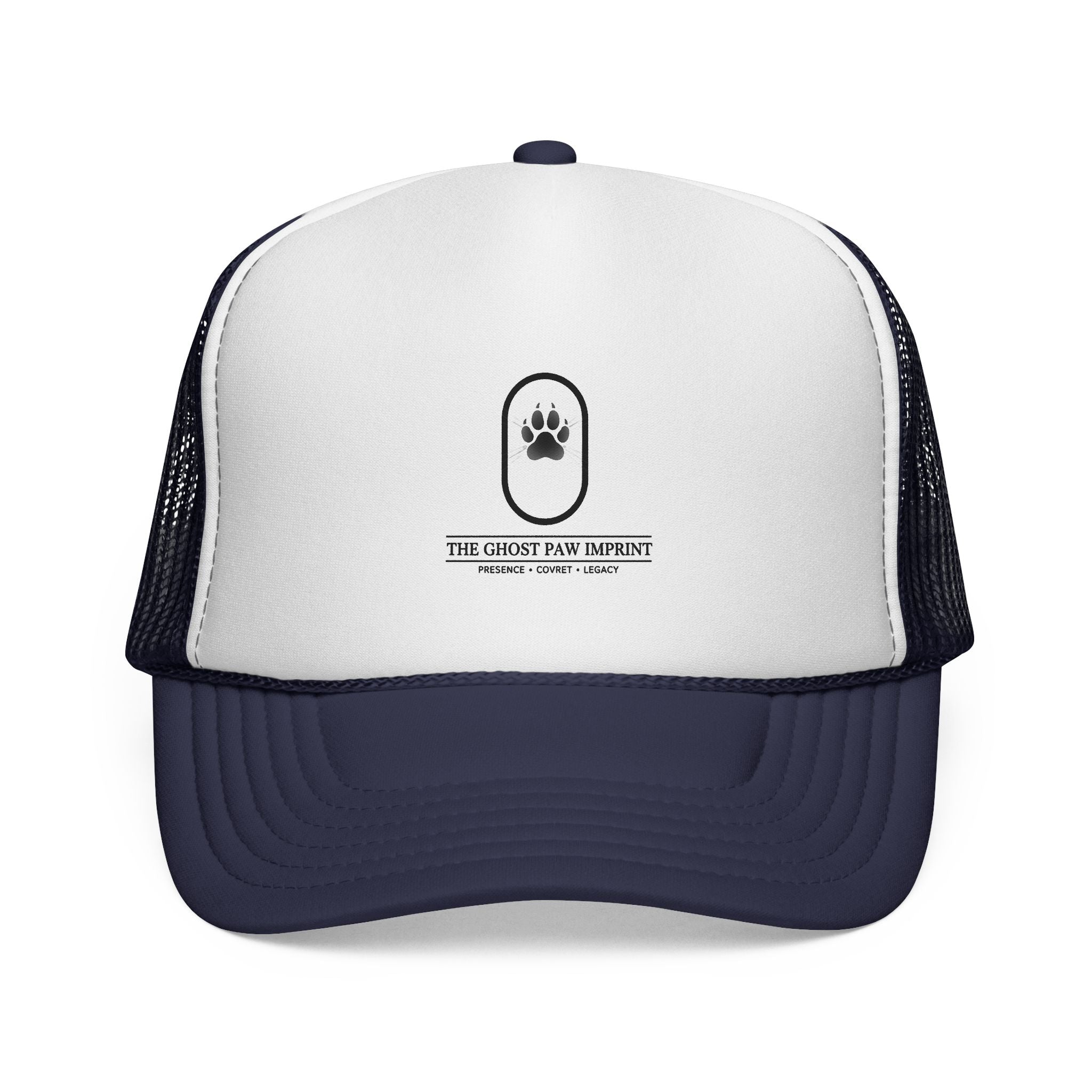 The Ghost Paw Imprint – Trucker Cap | The CatFather Legacy Edition