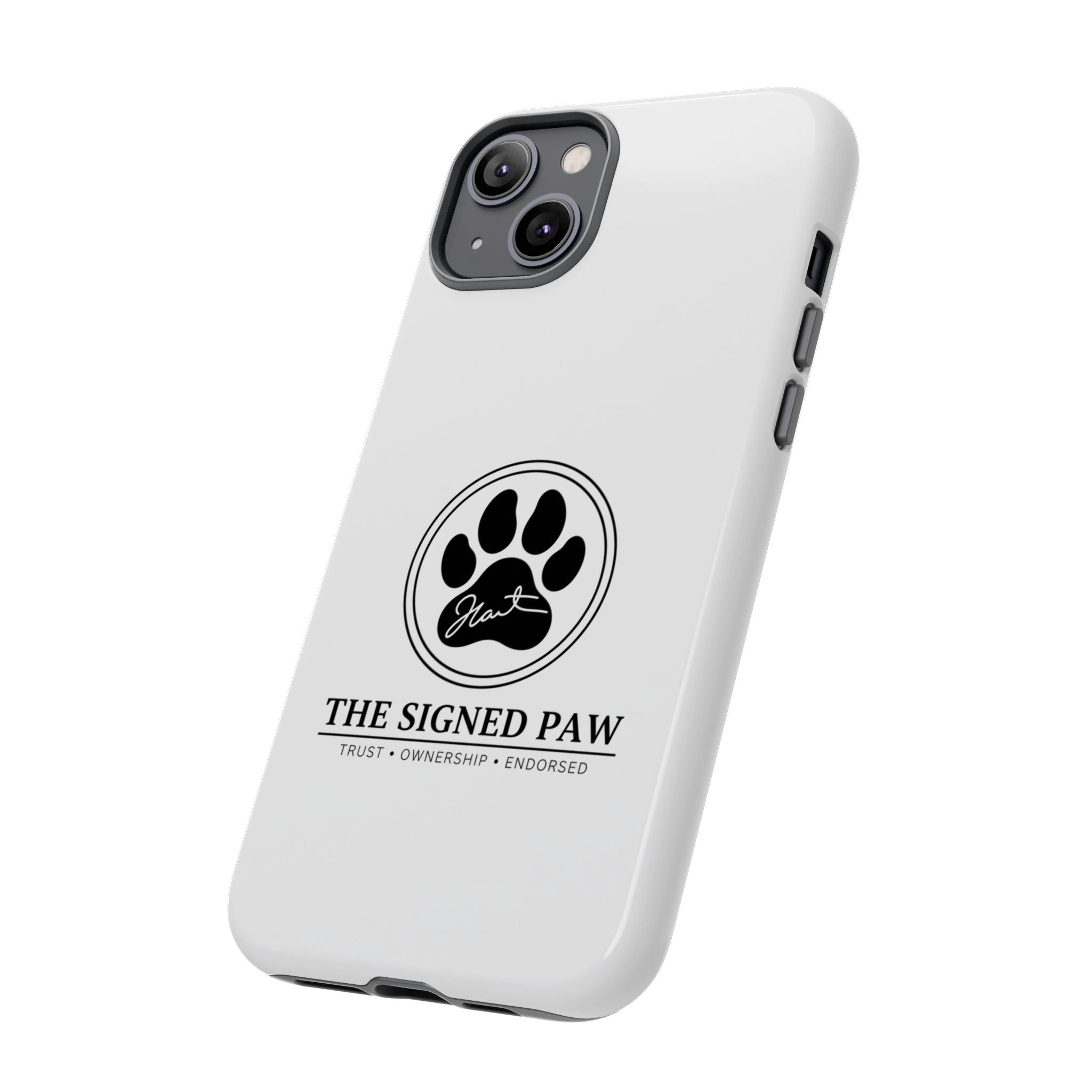 The Signed Paw – Premium Phone Case | CatFather Universe | Luxury Protective Cover