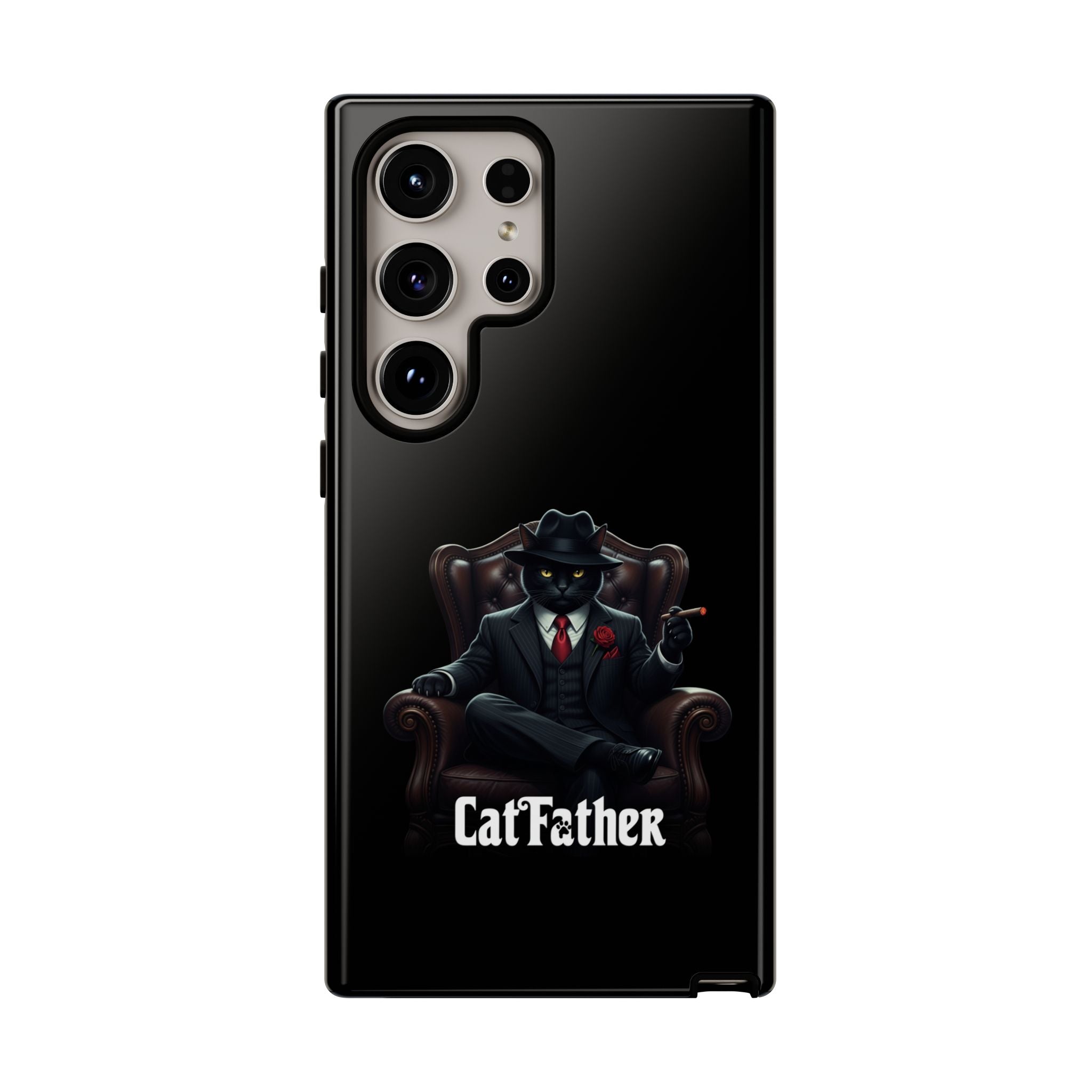 The CatFather Throne Case – Luxury Mafia Edition | Cinematic Power in Your Palm