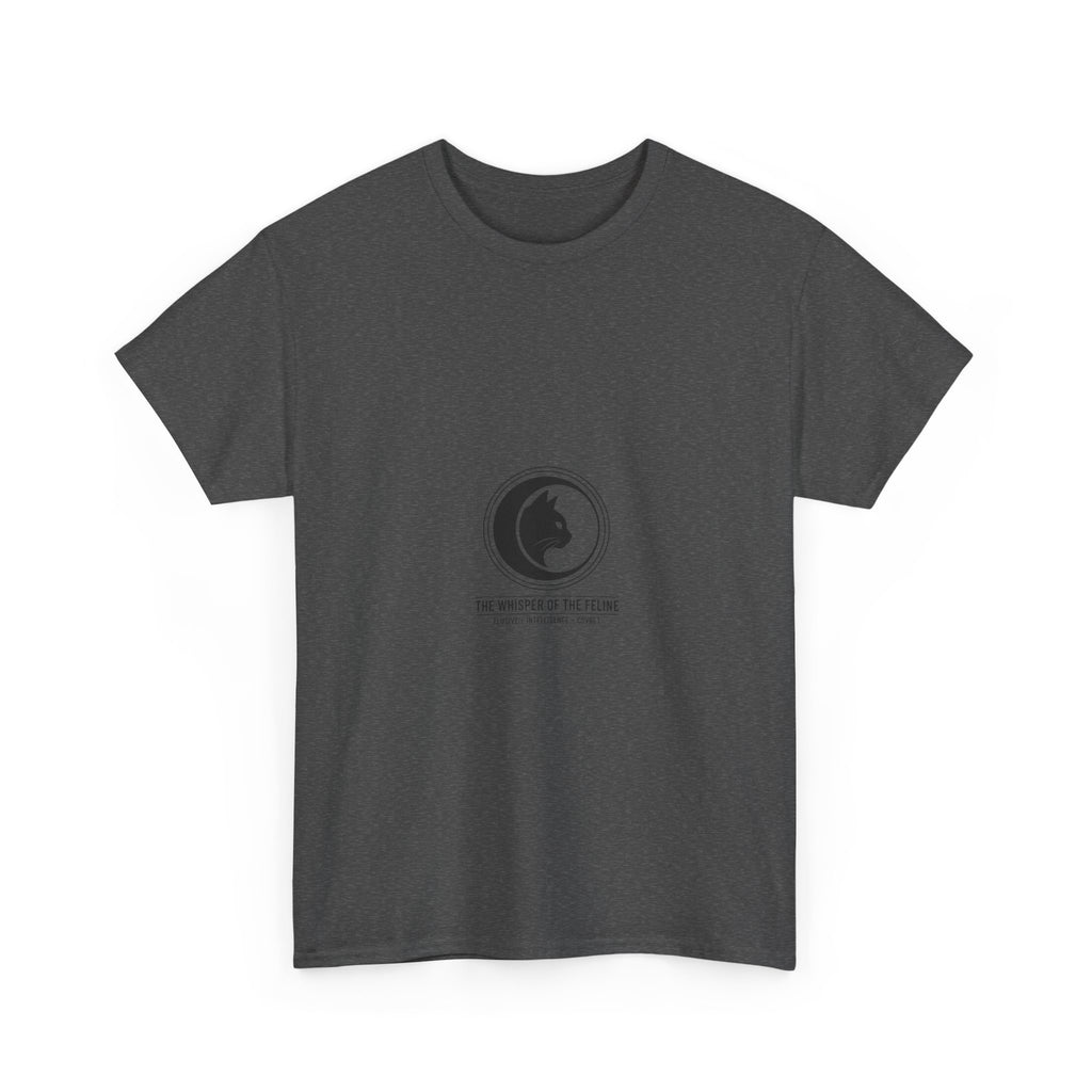 The Whisper of the Feline – Premium Cotton T-Shirt | The CatFather Edition