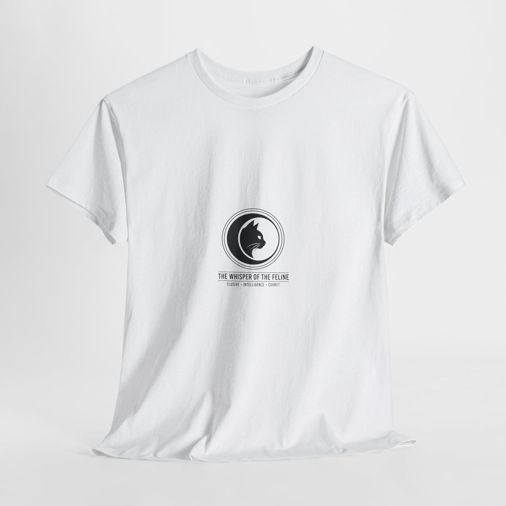 The Whisper of the Feline – Premium Cotton T-Shirt | The CatFather Edition
