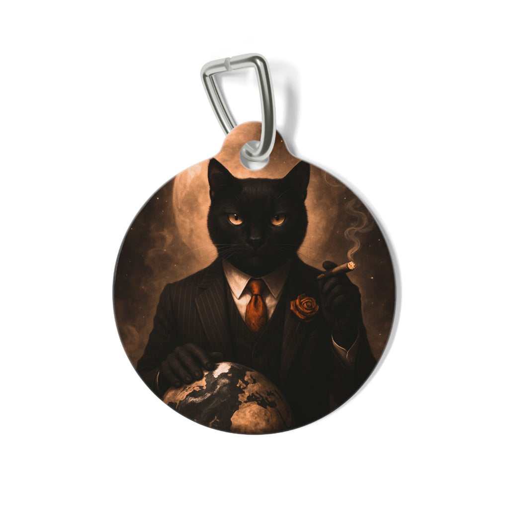The CatFather™ “Earth Don Tag: Signature Edition” | Dual-Side Personalized Cinematic Tag