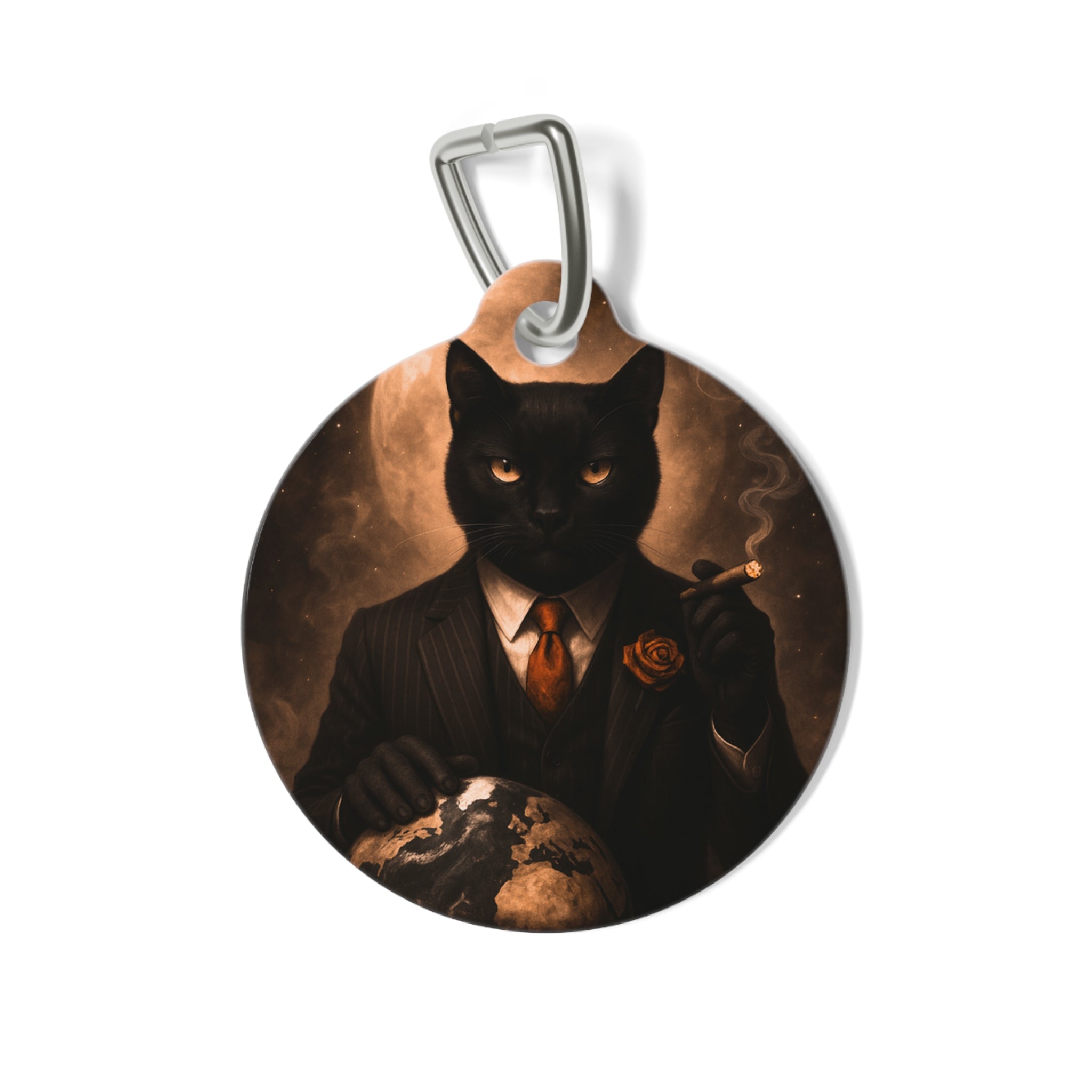 The CatFather™ “Earth Don Tag: Signature Edition” | Dual-Side Personalized Cinematic Tag