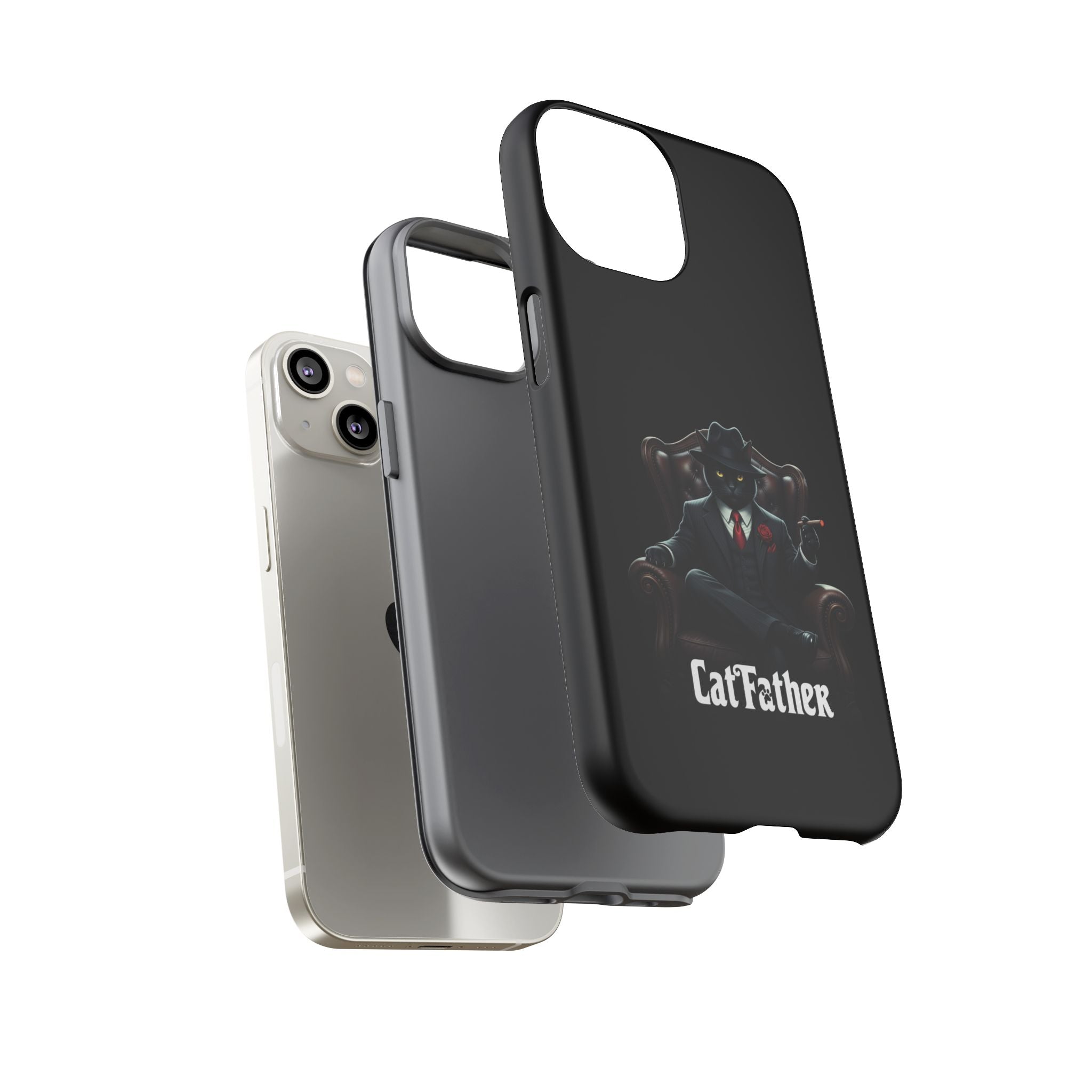 The CatFather Throne Case – Luxury Mafia Edition | Cinematic Power in Your Palm