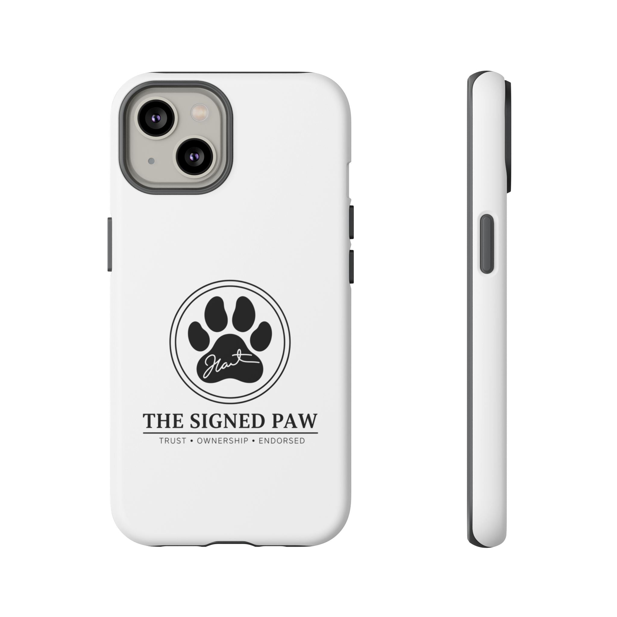 The Signed Paw – Premium Phone Case | CatFather Universe | Luxury Protective Cover