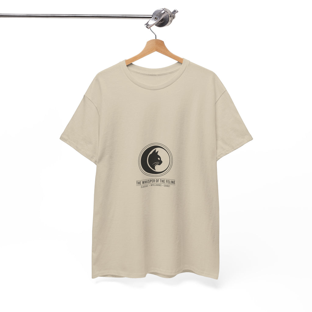 The Whisper of the Feline – Premium Cotton T-Shirt | The CatFather Edition