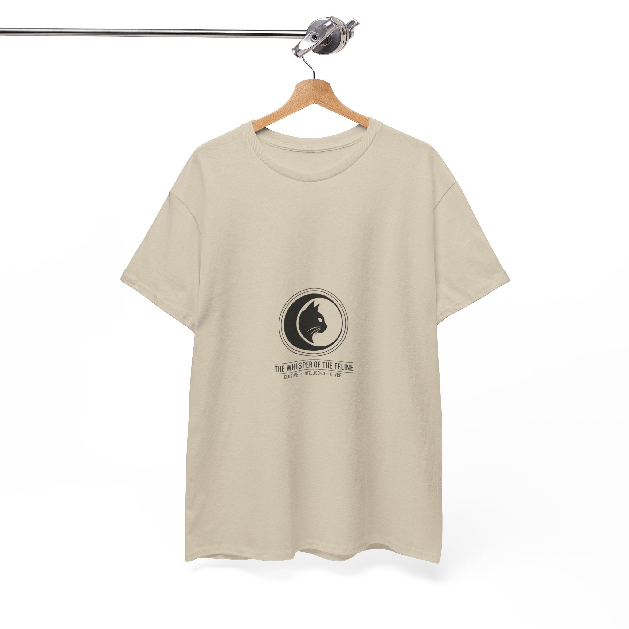 The Whisper of the Feline – Premium Cotton T-Shirt | The CatFather Edition